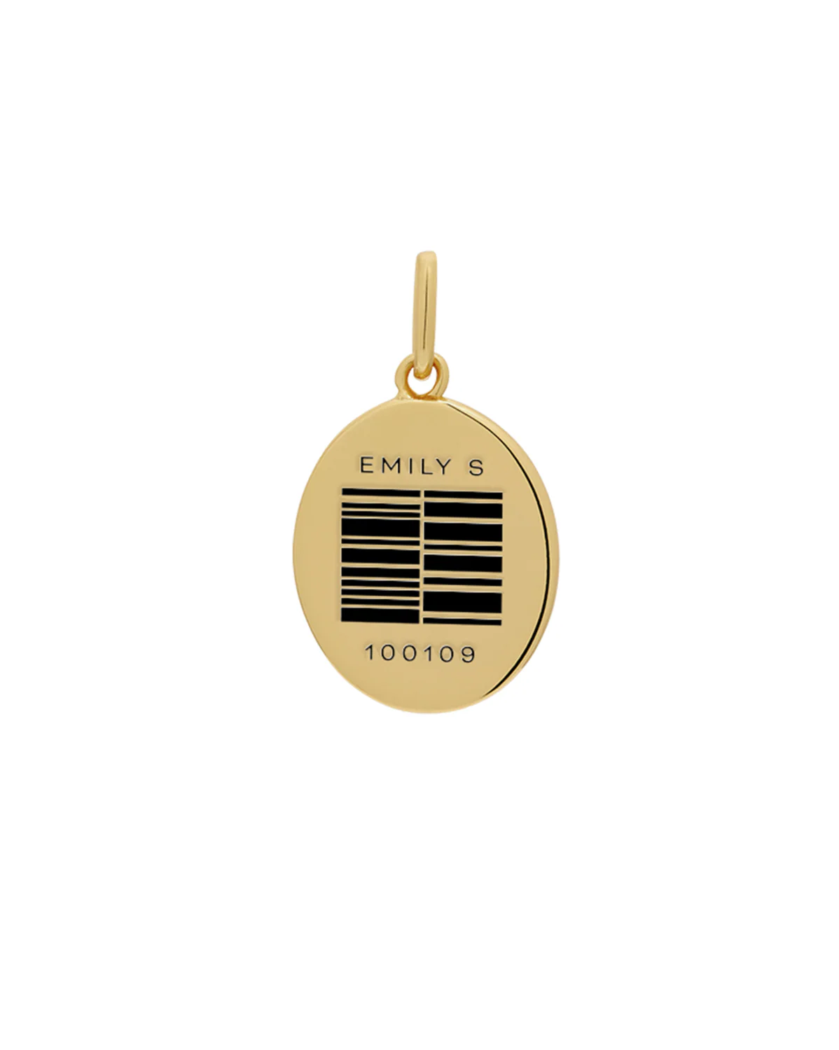 Custom Engraved Oval Pendant - Image 7