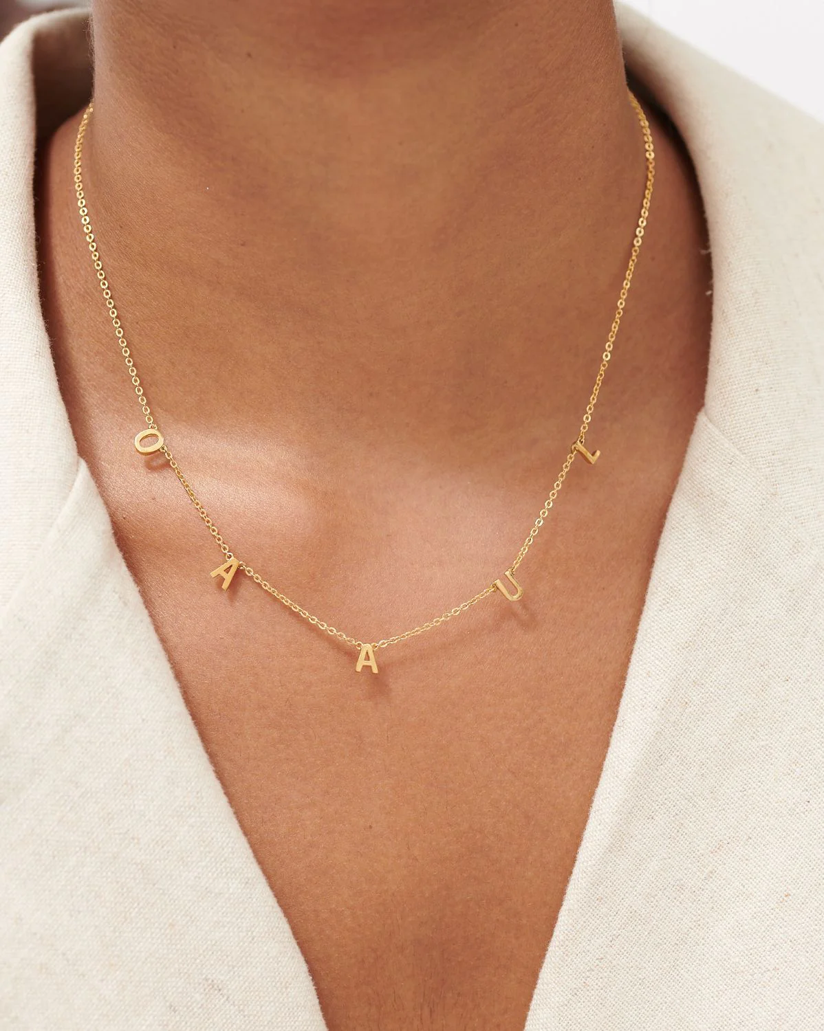 Custom Initial Necklace (3 to 7 Letters) - Image 16