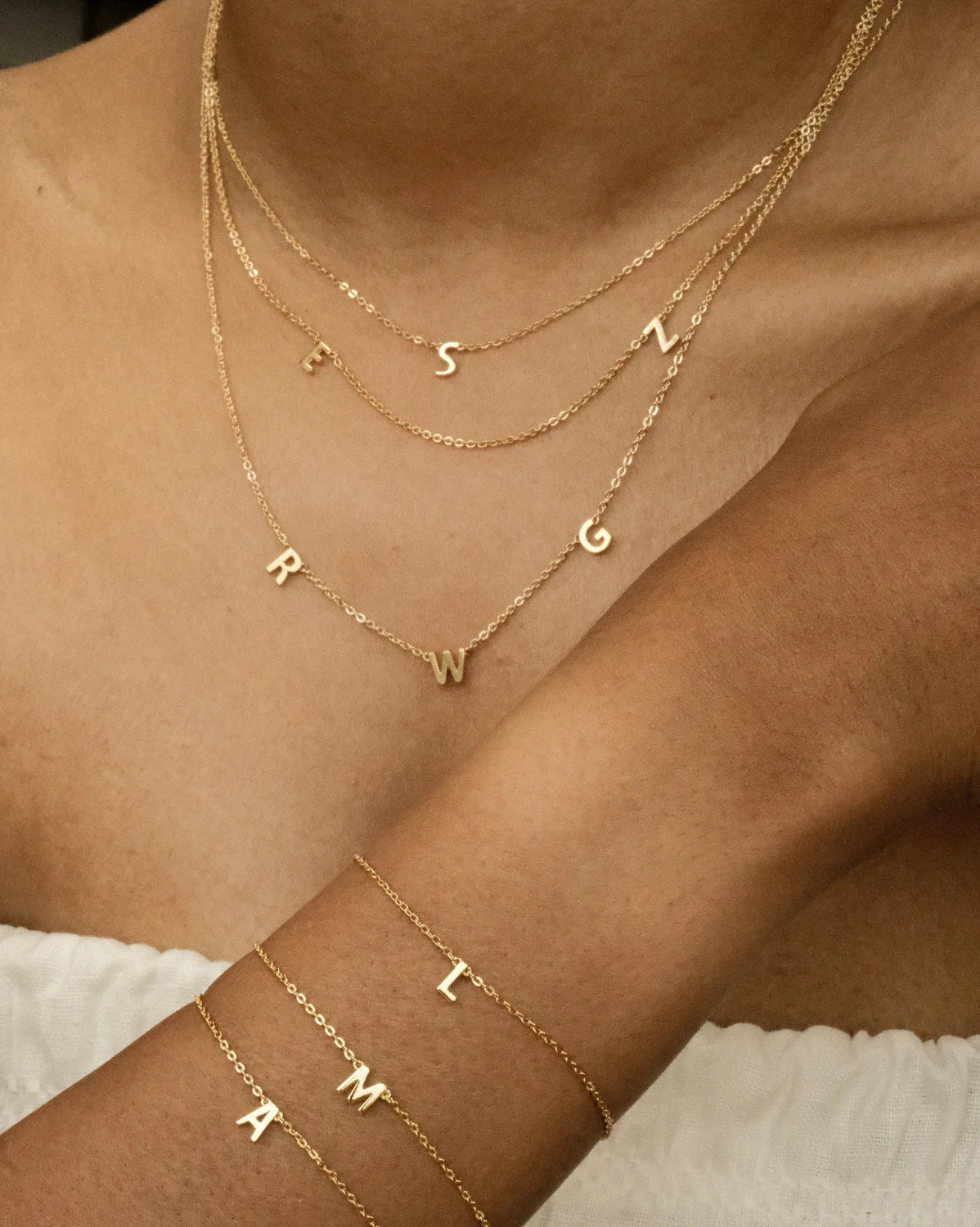 Custom Initial Necklace (3 to 7 Letters) - Image 9