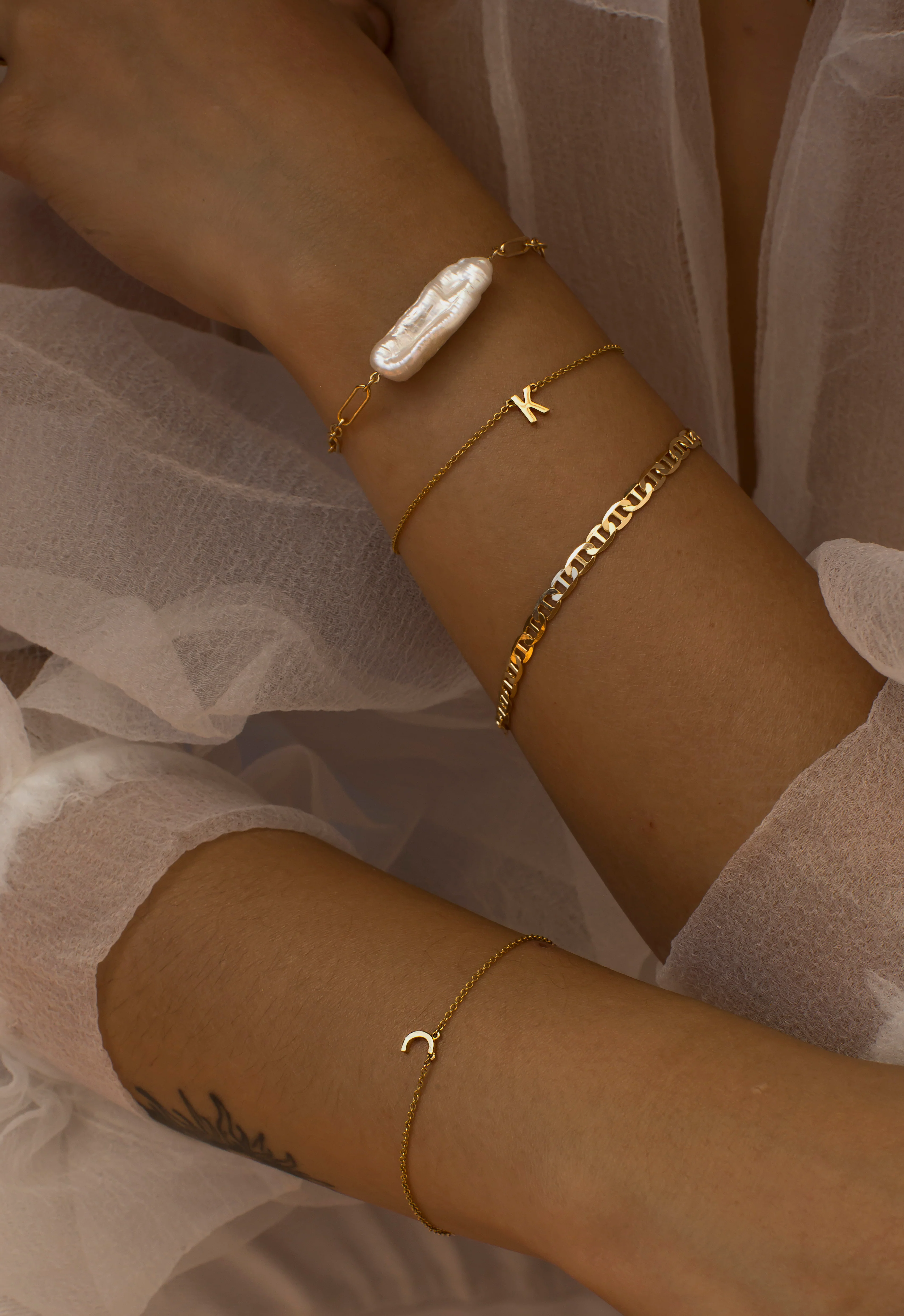 Custom Single Initial Bracelet - Image 7