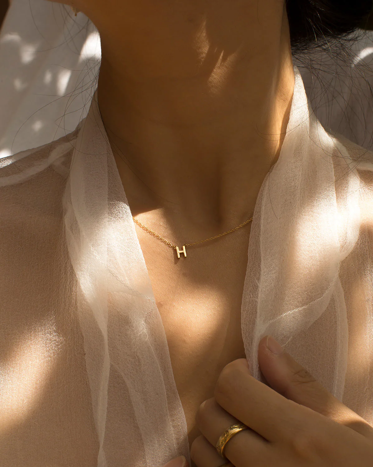 Custom Single Initial Necklace - Image 5