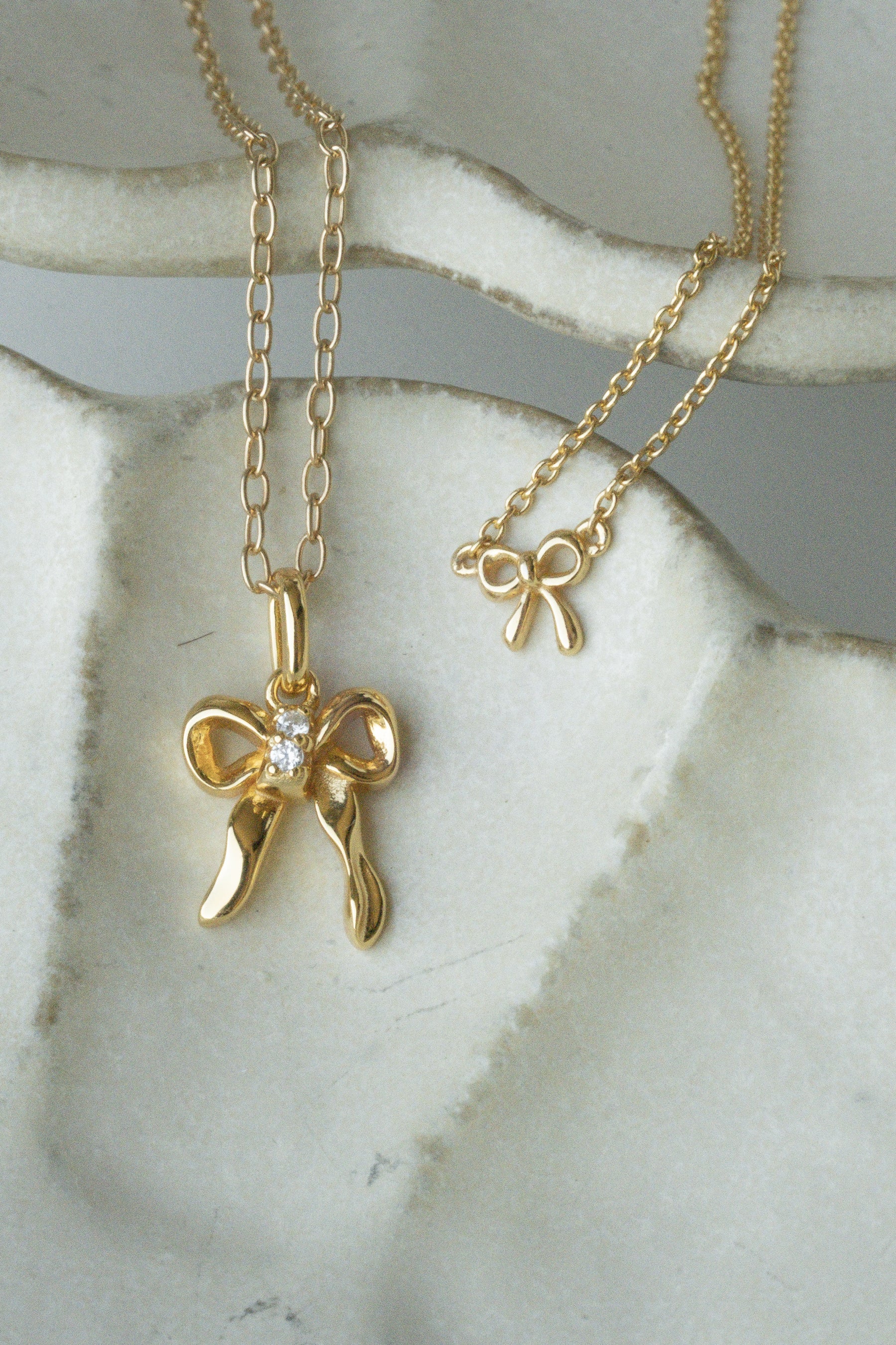 Dainty Bow Choker Necklace - Image 10