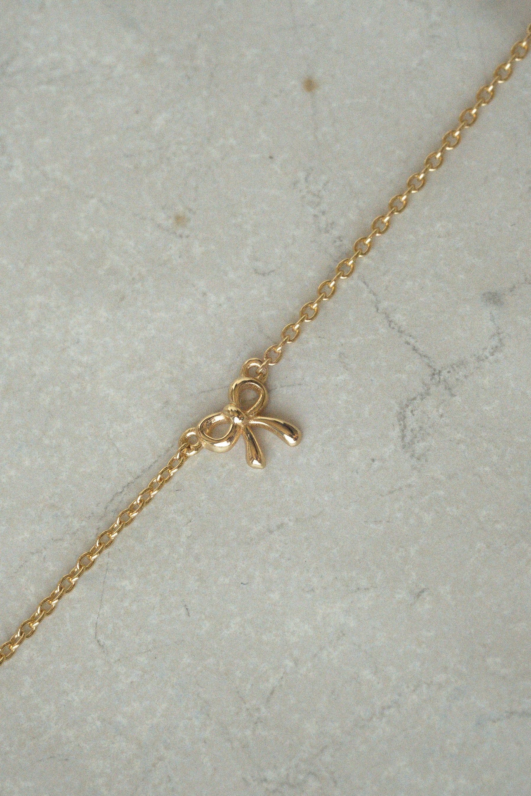 Dainty Bow Choker Necklace - Image 6