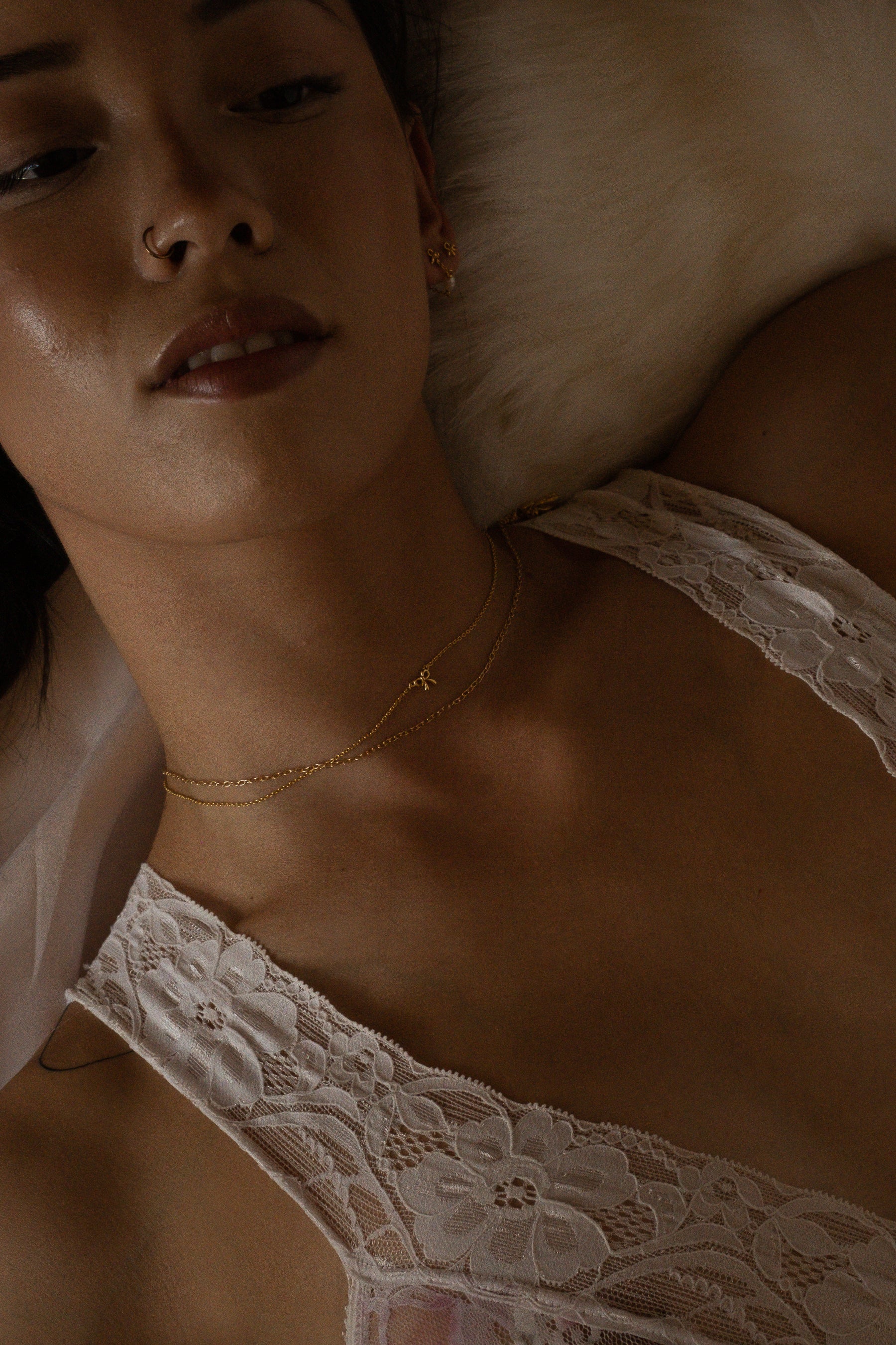 Dainty Bow Choker Necklace - Image 8