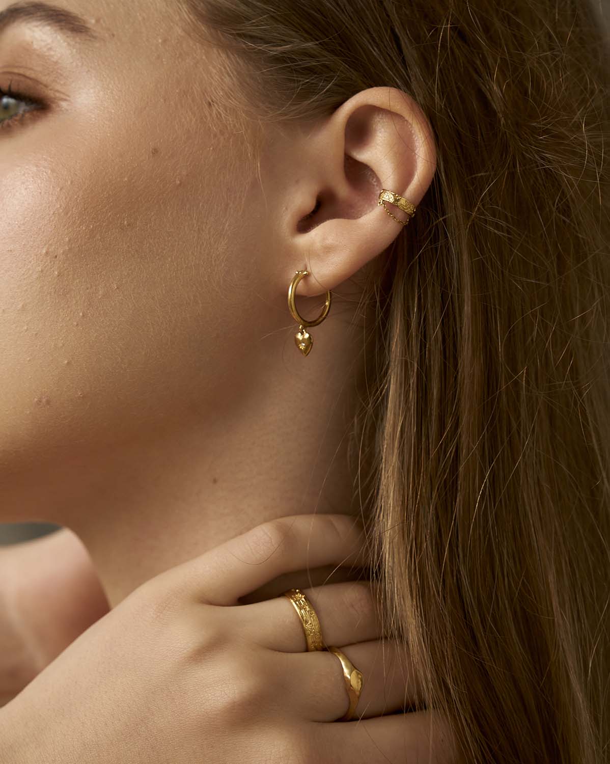 Dante Chain Ear Cuff - Image 4