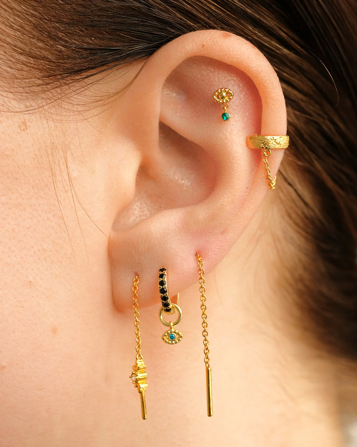 Dante Chain Ear Cuff - Image 5