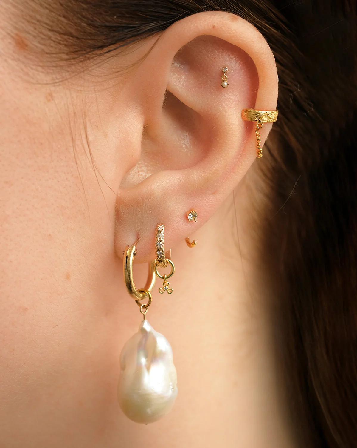 Dante Chain Ear Cuff - Image 7
