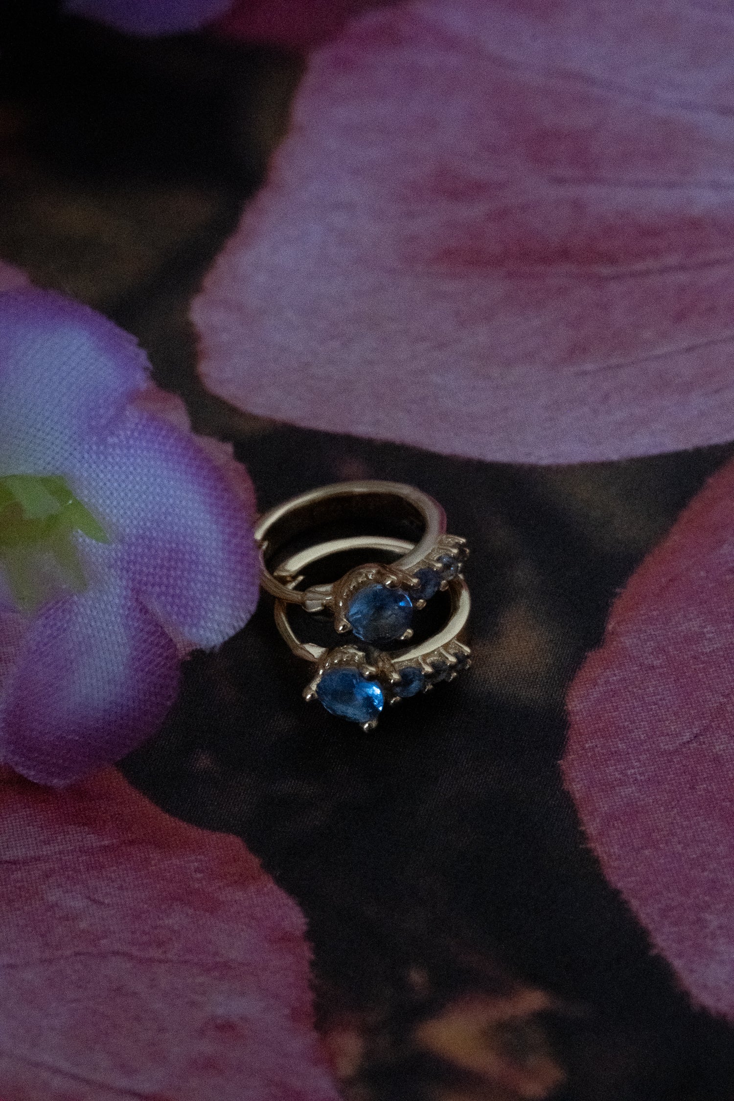 Darcy Hoops - Aquamarine CZ - Image 9