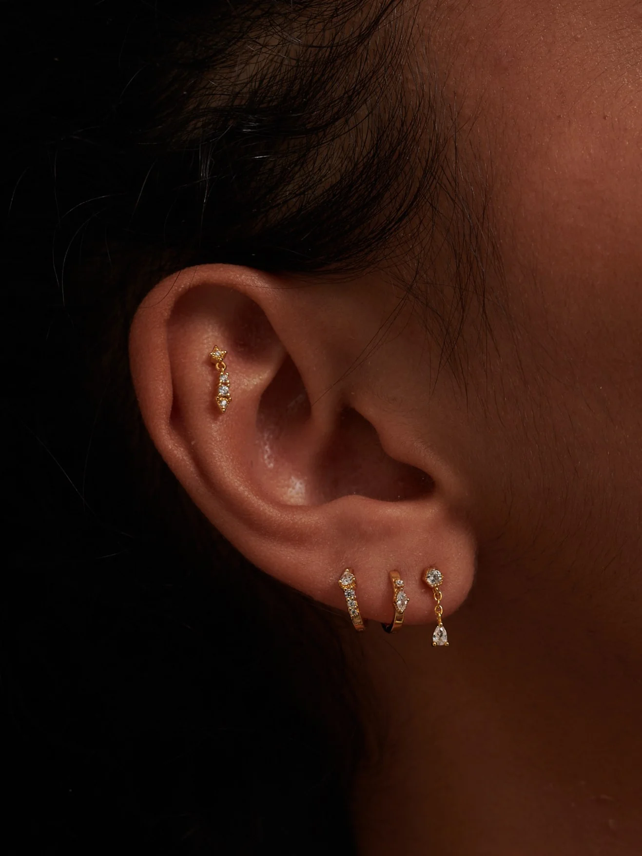 Darcy Vintage Earrings Set - Image 2