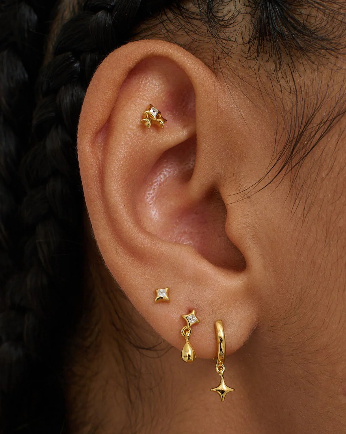 Edward Sparkle Earrings Set - Image 2