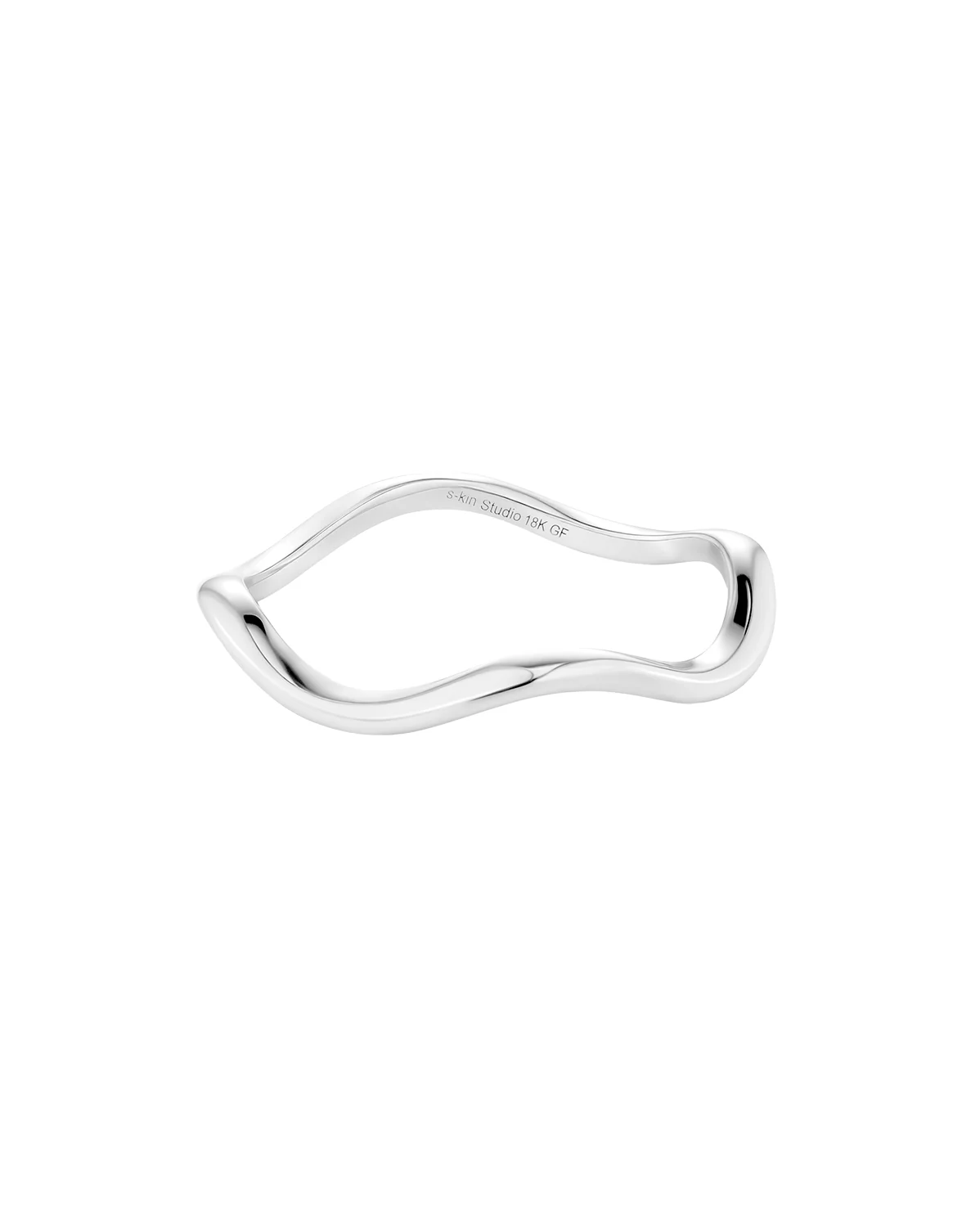 Elena Fine Wavy Ring - Sterling Silver