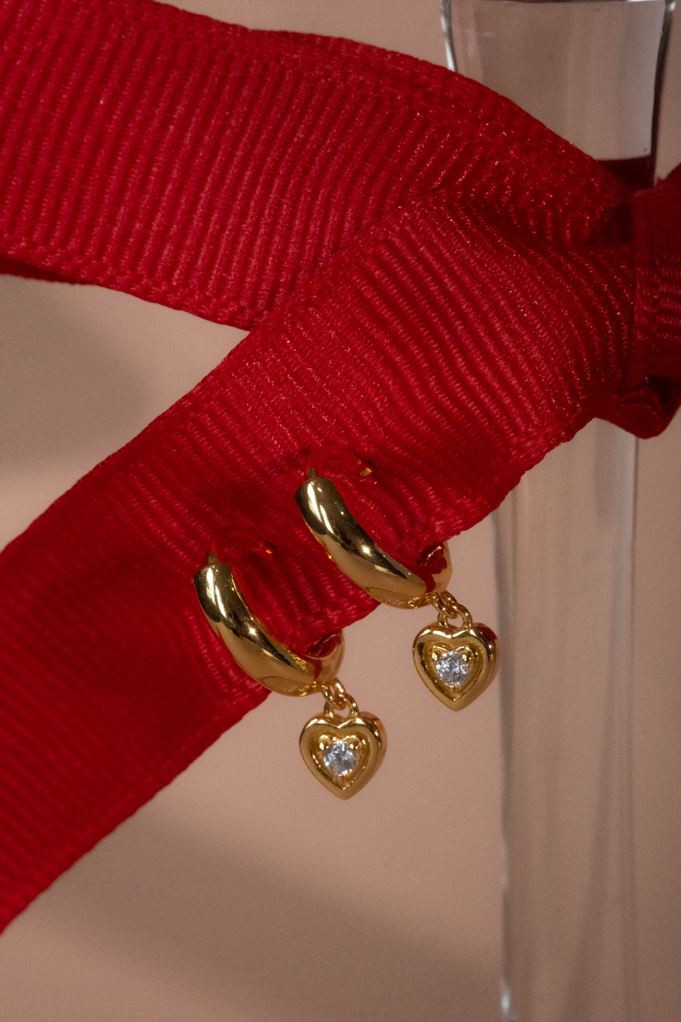 Ella Bold Heart Hoops - Image 6