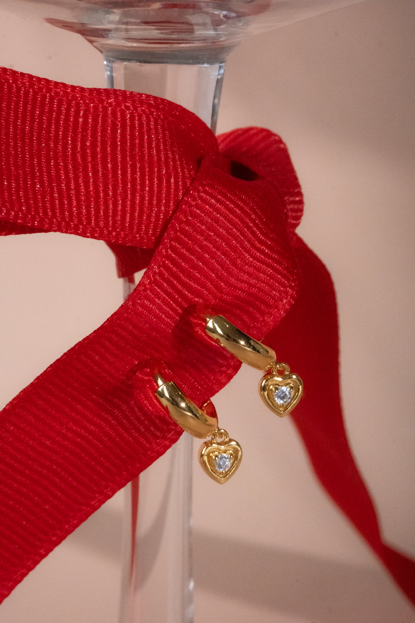 Ella Bold Heart Hoops - Image 8