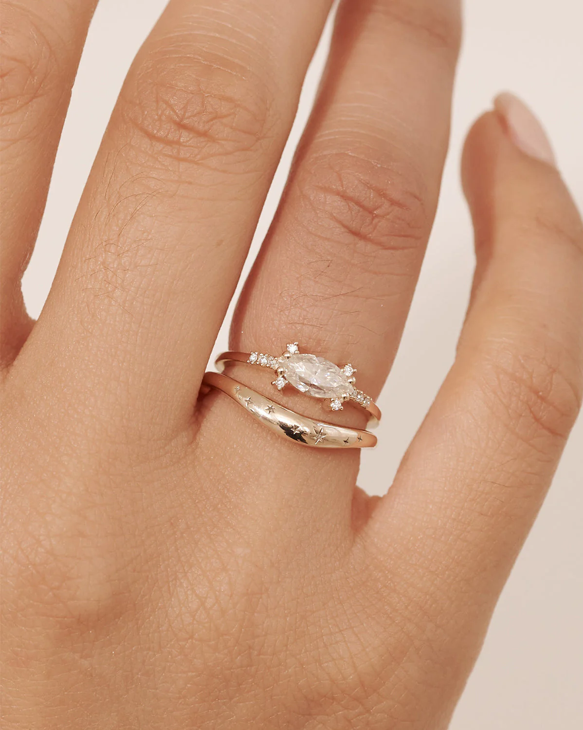 Evangeline Curved Ring - Image 6