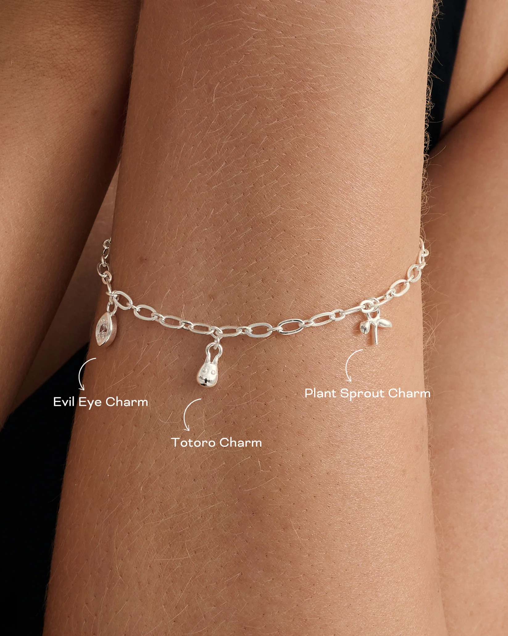 Evil Eye Charm - Sterling Silver - Image 8