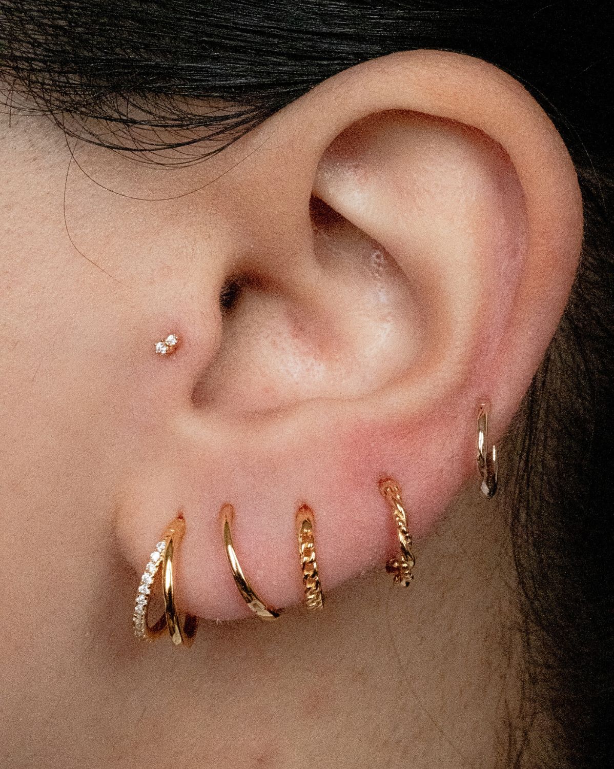 Faye Pave Clicker Hoops - Image 5