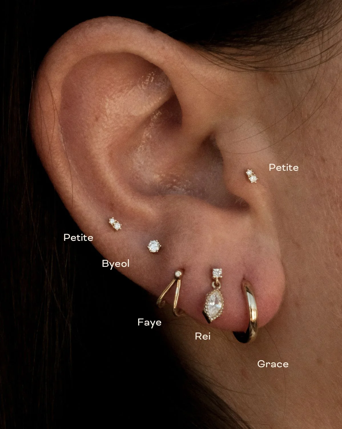 Faye Wishbone Single Stud - Image 8