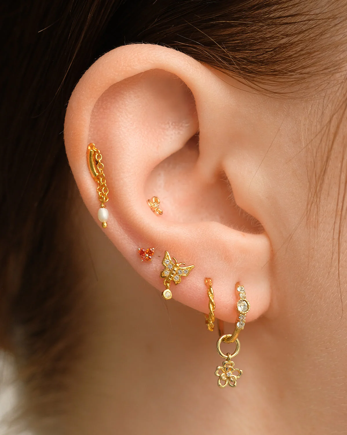 Fleur Petite Stud - Image 7
