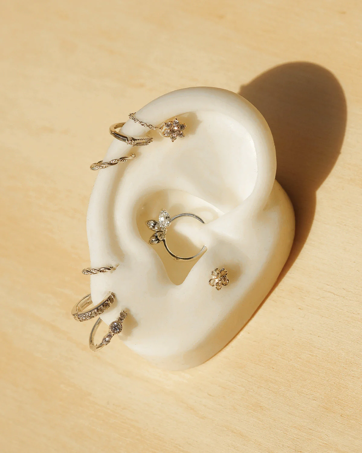 Fleur Petite Stud - Sterling Silver - Image 6
