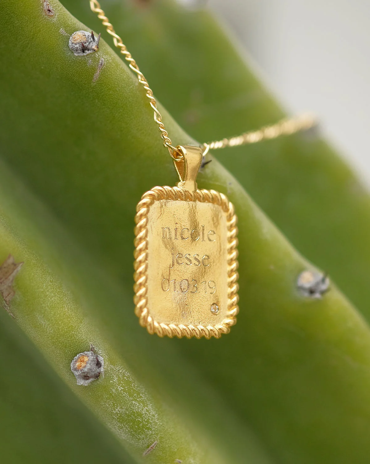 Flint Engravable Pendant Necklace - Image 7