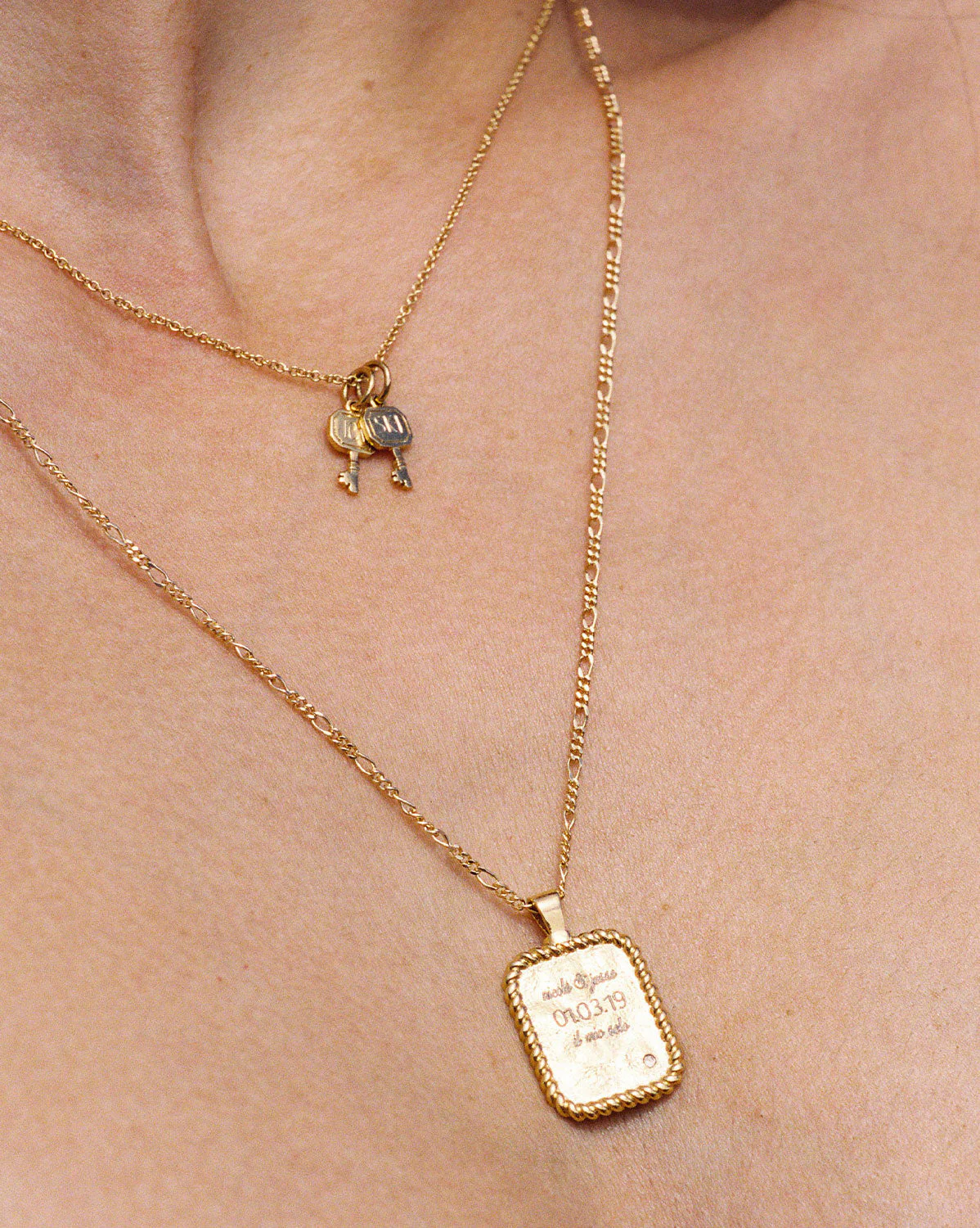 Flint Engravable Pendant Necklace - Sterling Silver - Image 10