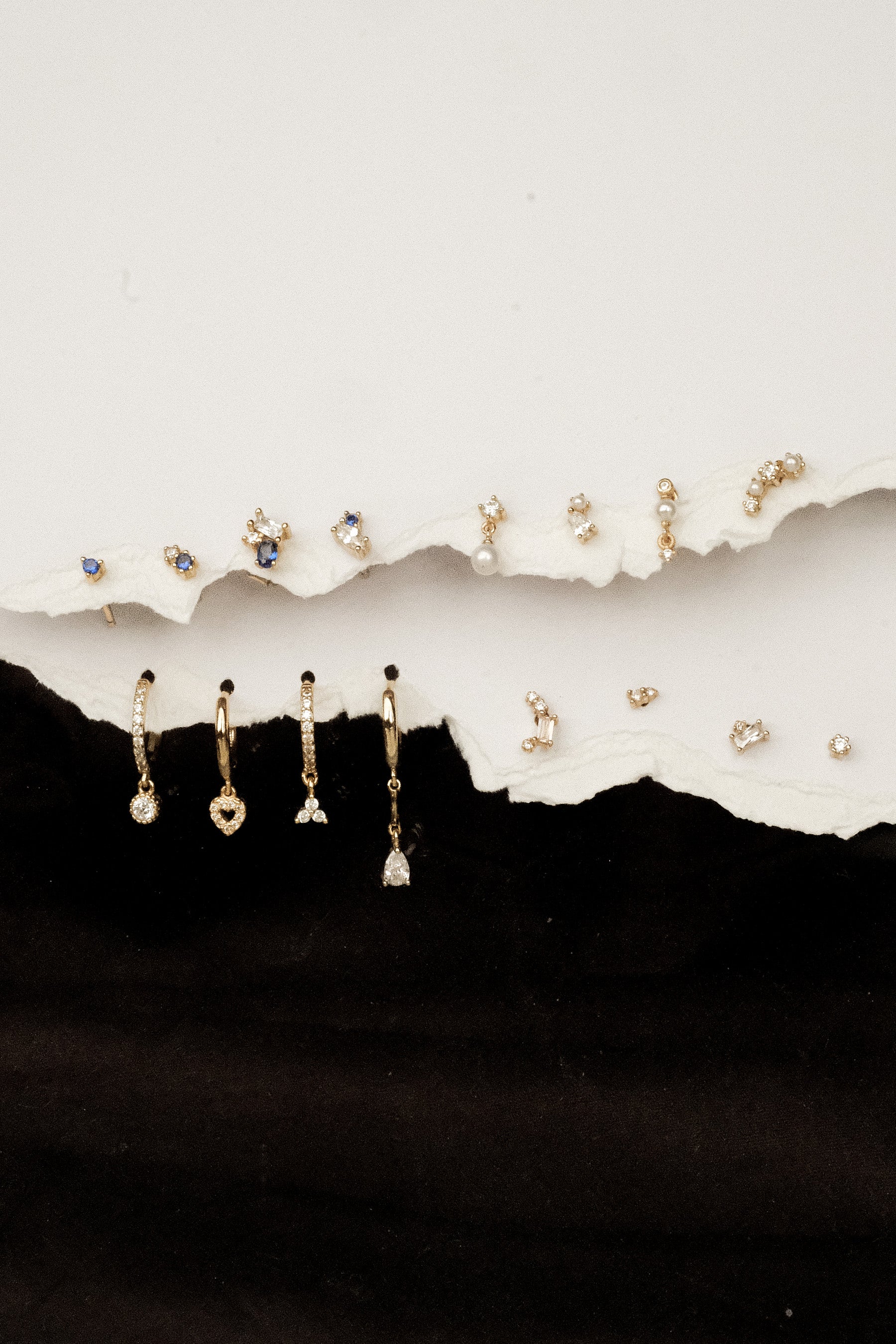 Gatsby Topaz Crystal Earrings Set - Image 5