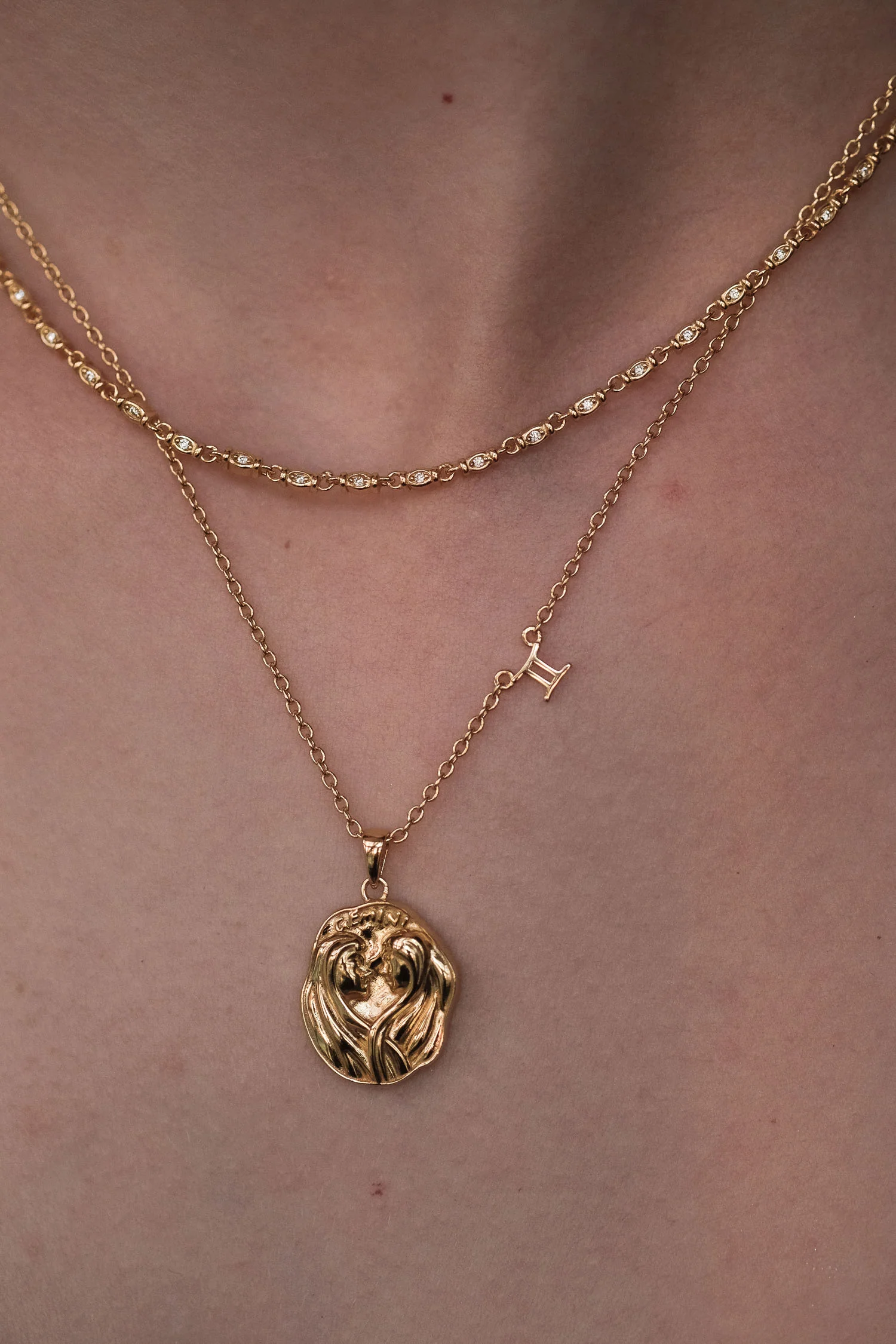 Gemini II Zodiac Necklace - Image 3