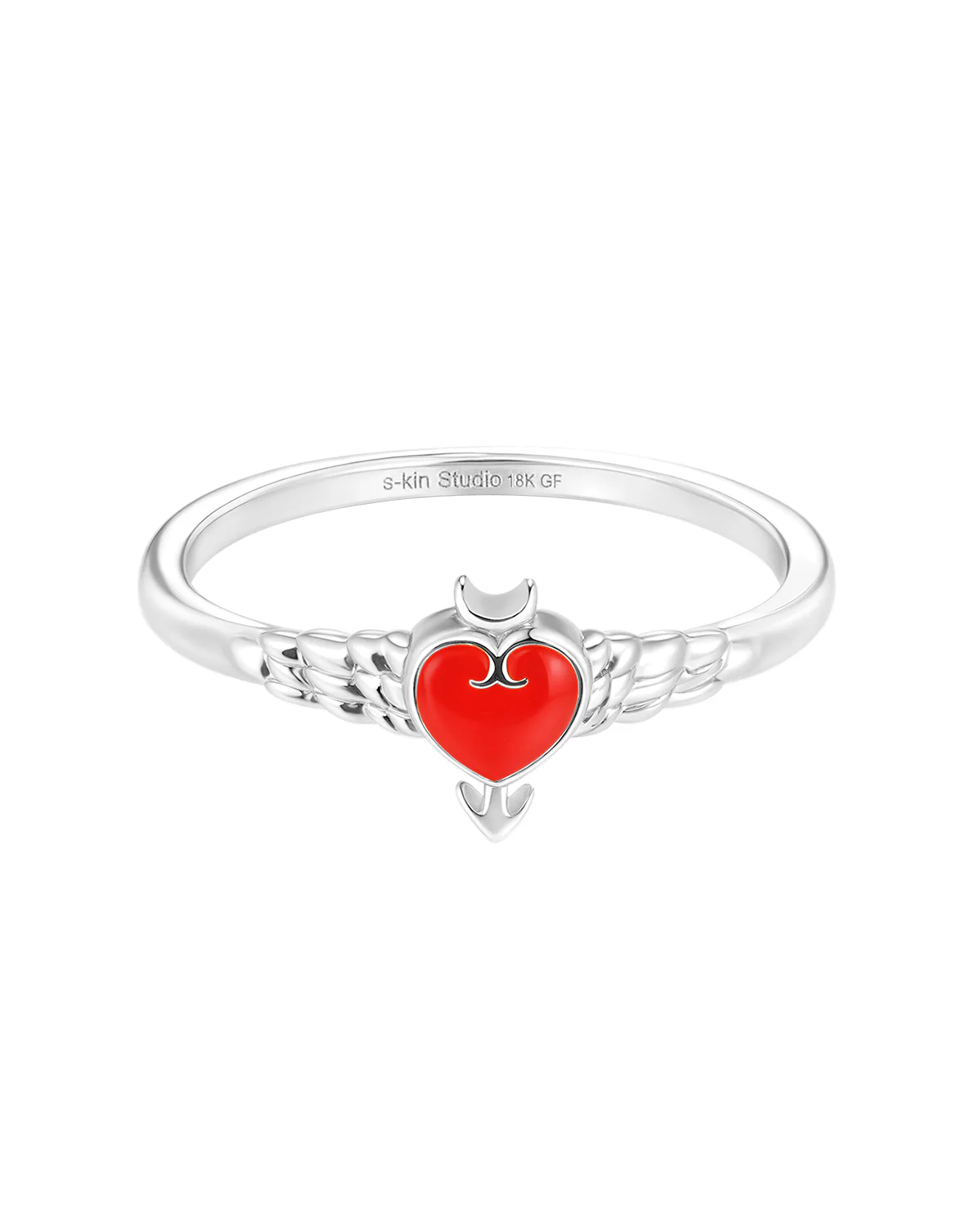 Guardian’s Heart Ring - Sterling Silver