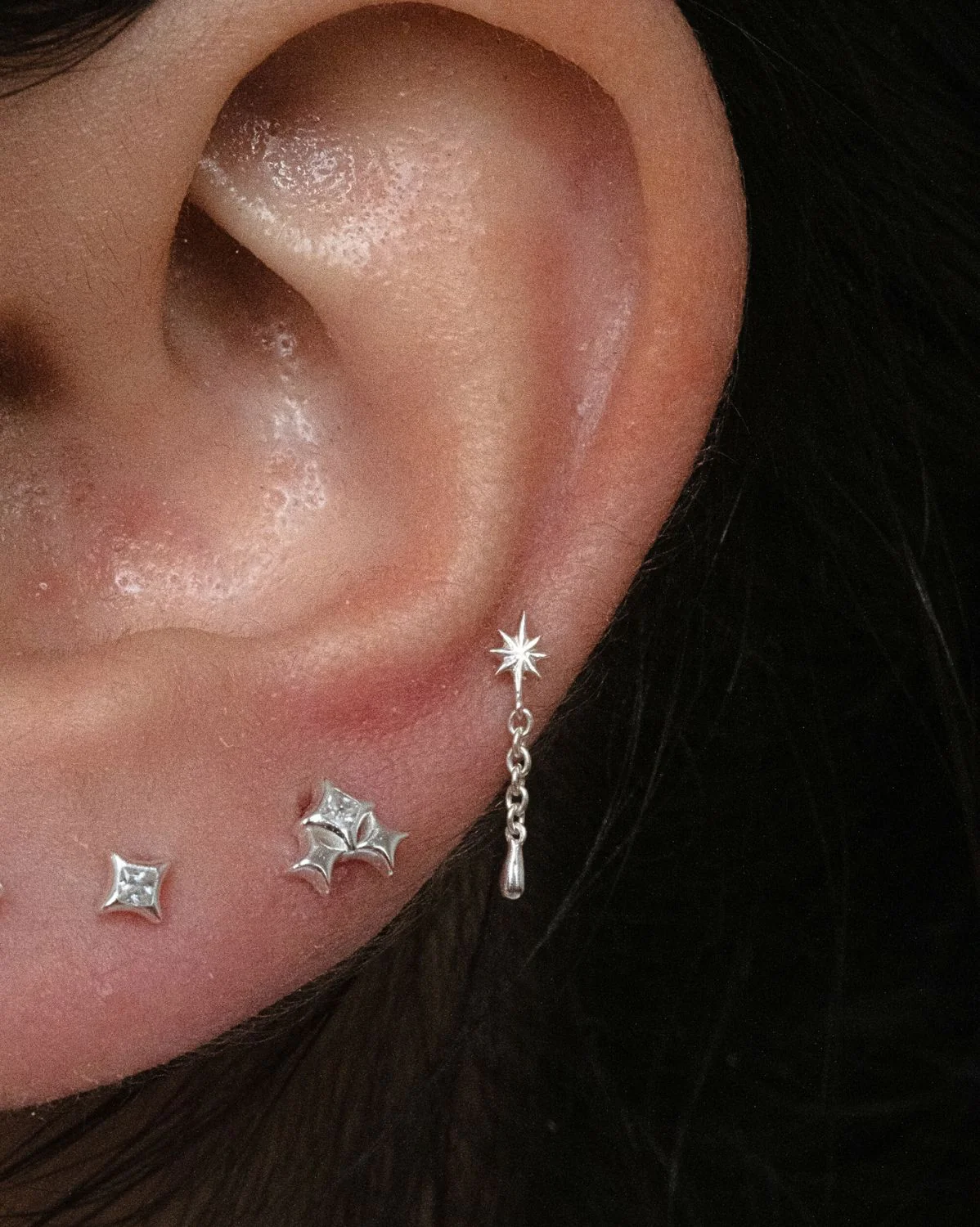 Hoshi Starburst Chain Stud - Image 3