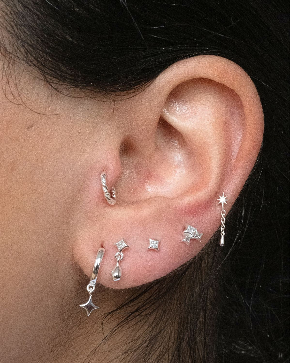 Hoshi Starburst Chain Stud - Image 5