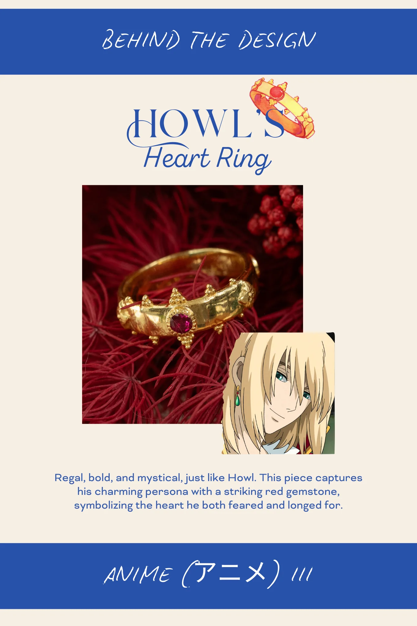 Howl Crown Ring - Image 6