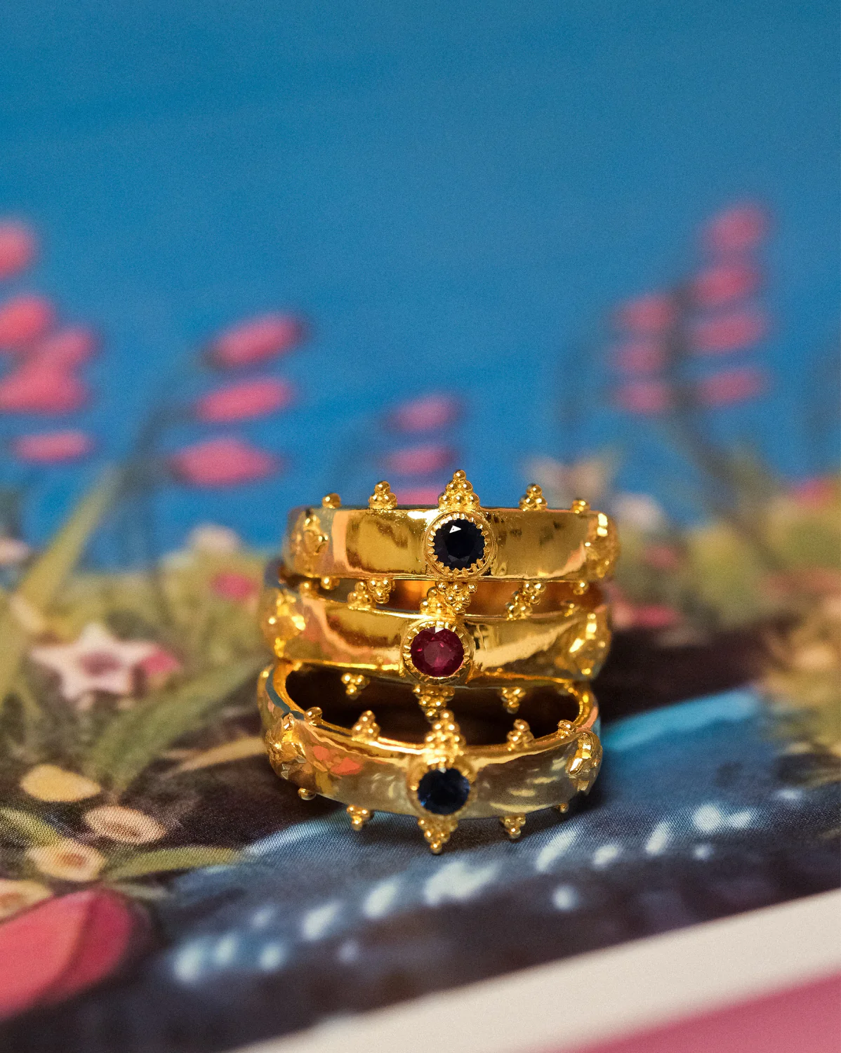 Howl Crown Ring (Sapphire) - Image 7