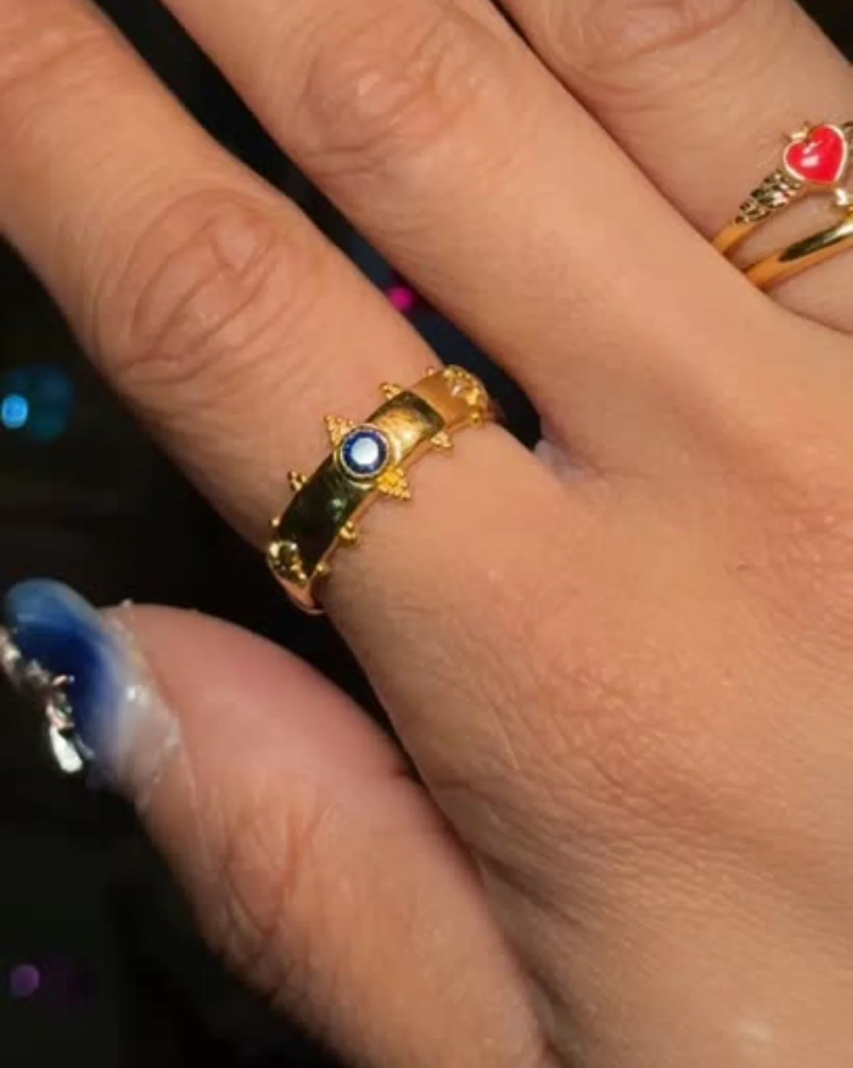 Howl Crown Ring (Sapphire) - Image 8