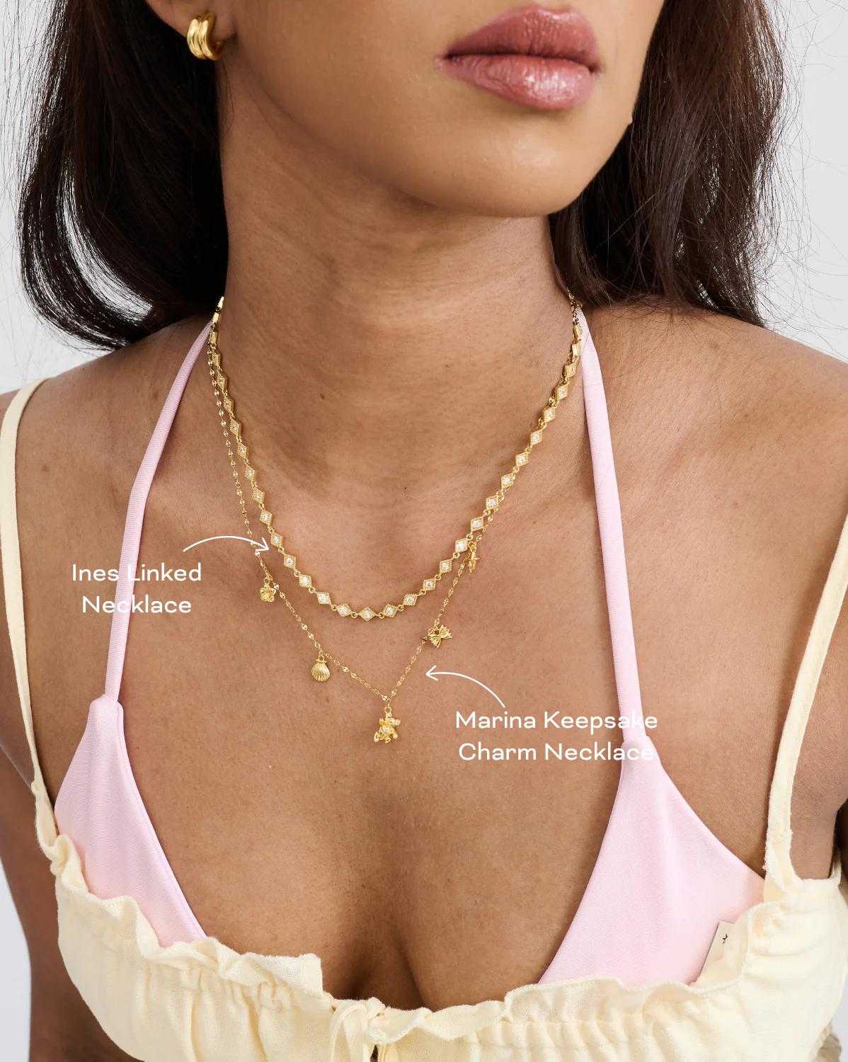 Ines Linked Necklace - Image 4