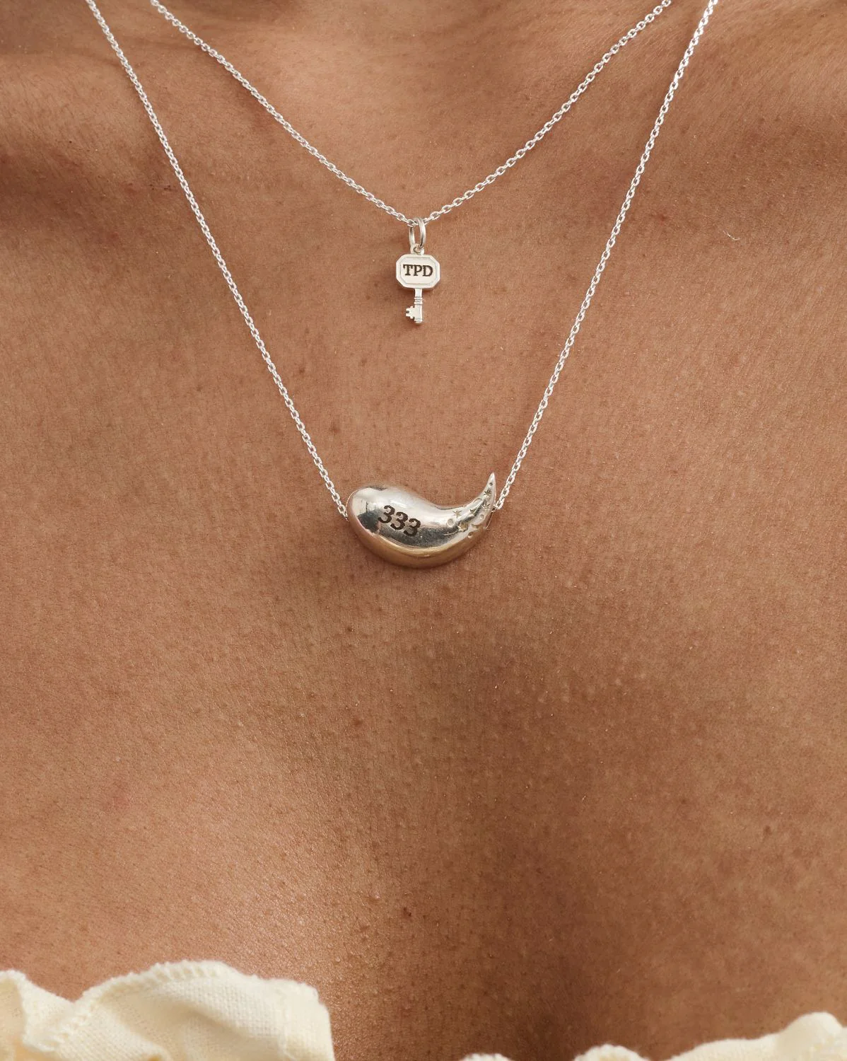 Inyo Engravable Necklace - Sterling Silver - Image 3