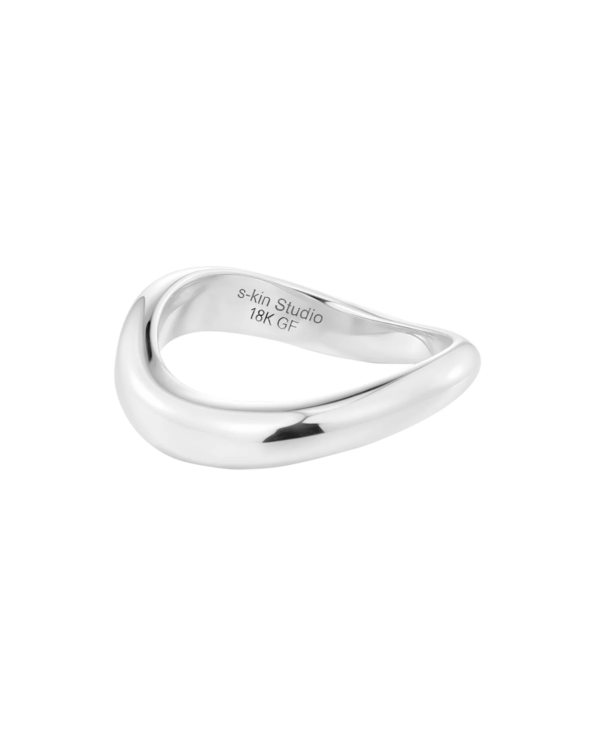 Isla Chunky Wavy Ring - Sterling Silver