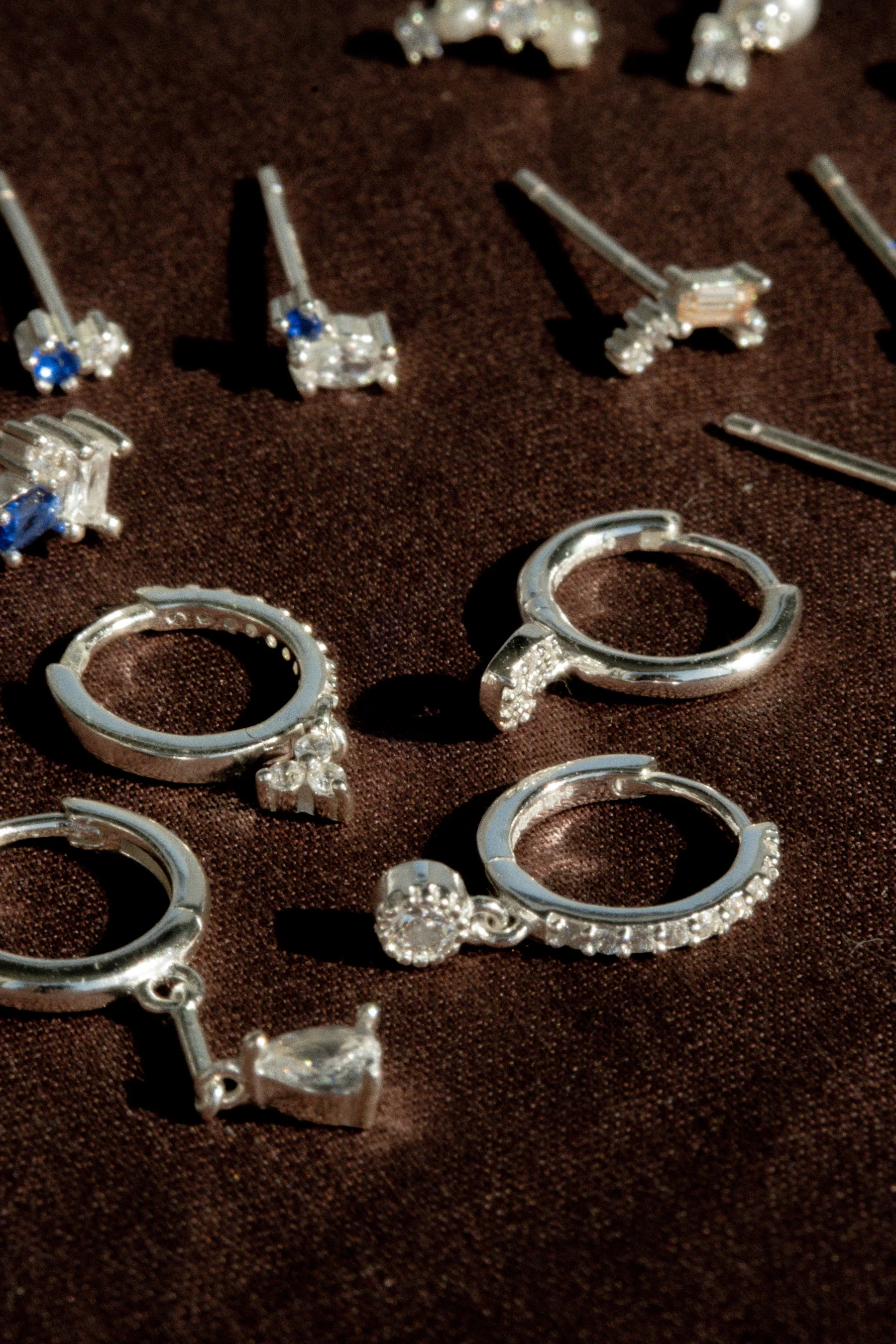 Josephine Hoop Earrings Set - Sterling Silver - Image 4