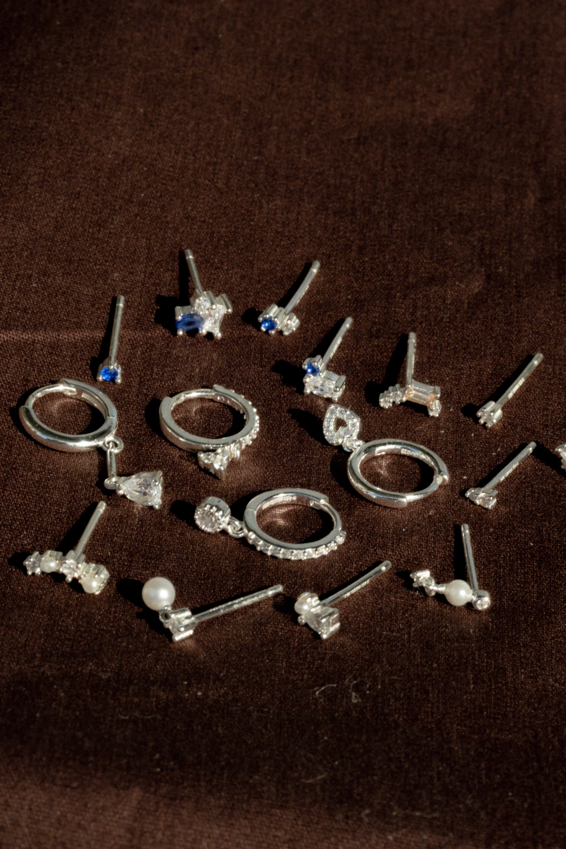 Josephine Hoop Earrings Set - Sterling Silver - Image 5