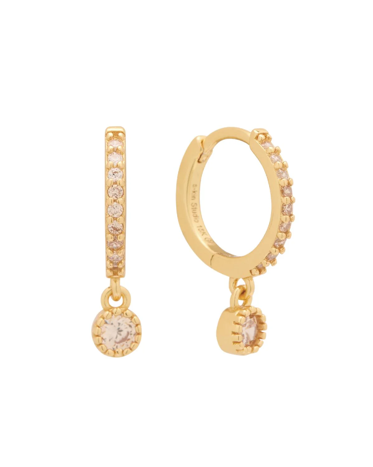 Josephine Hoops - Topaz CZ