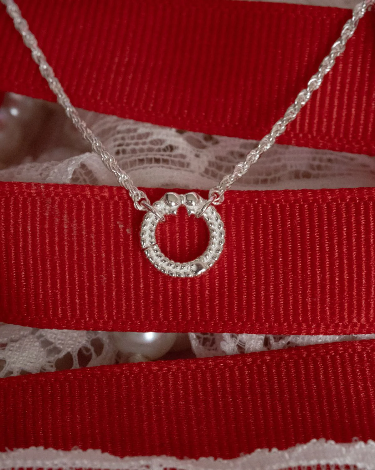 Kiki Carabiner Necklace - Sterling Silver (Build Your Own) - Image 2