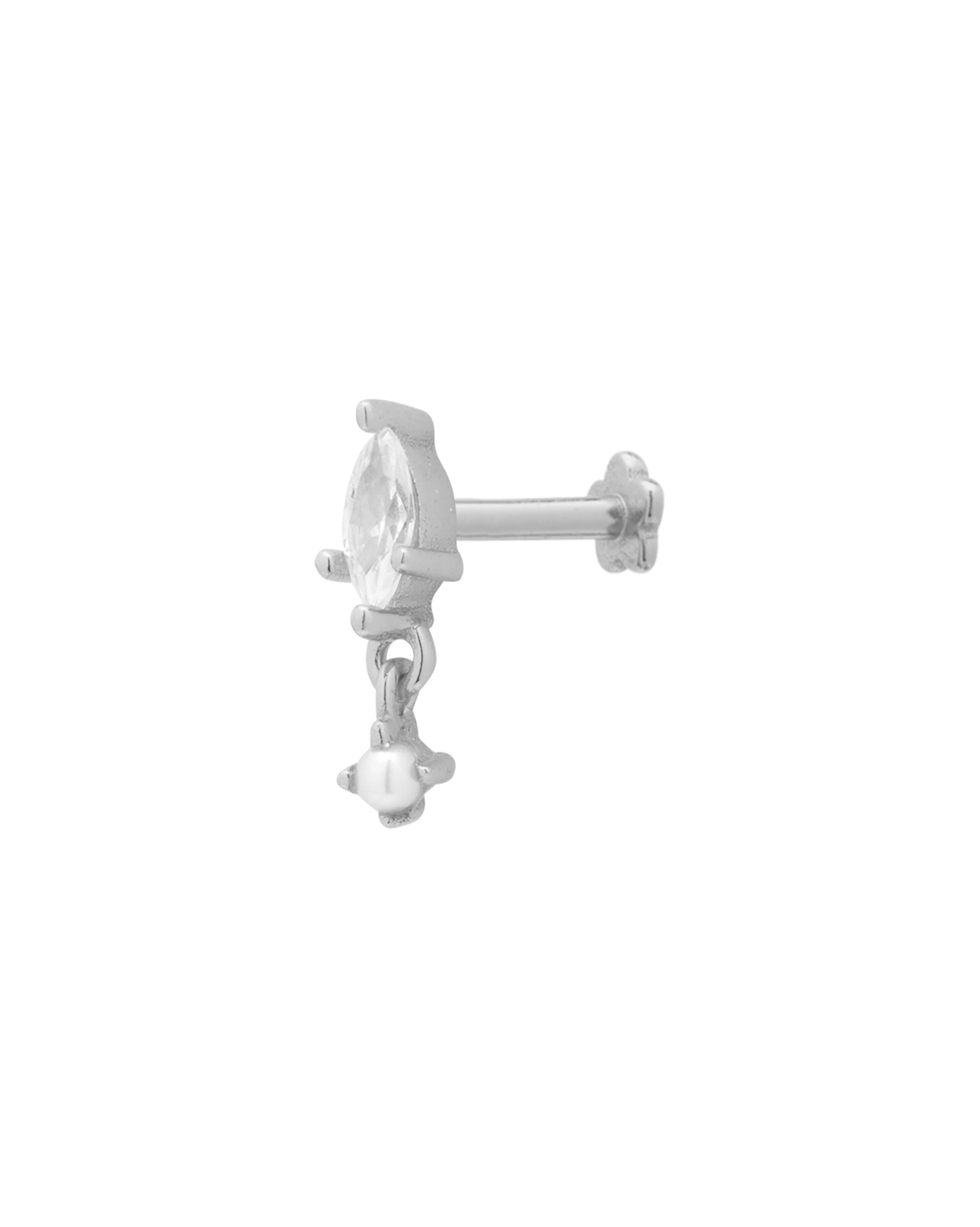 Kite Dangle Piercing Stud - Sterling Silver - Image 7