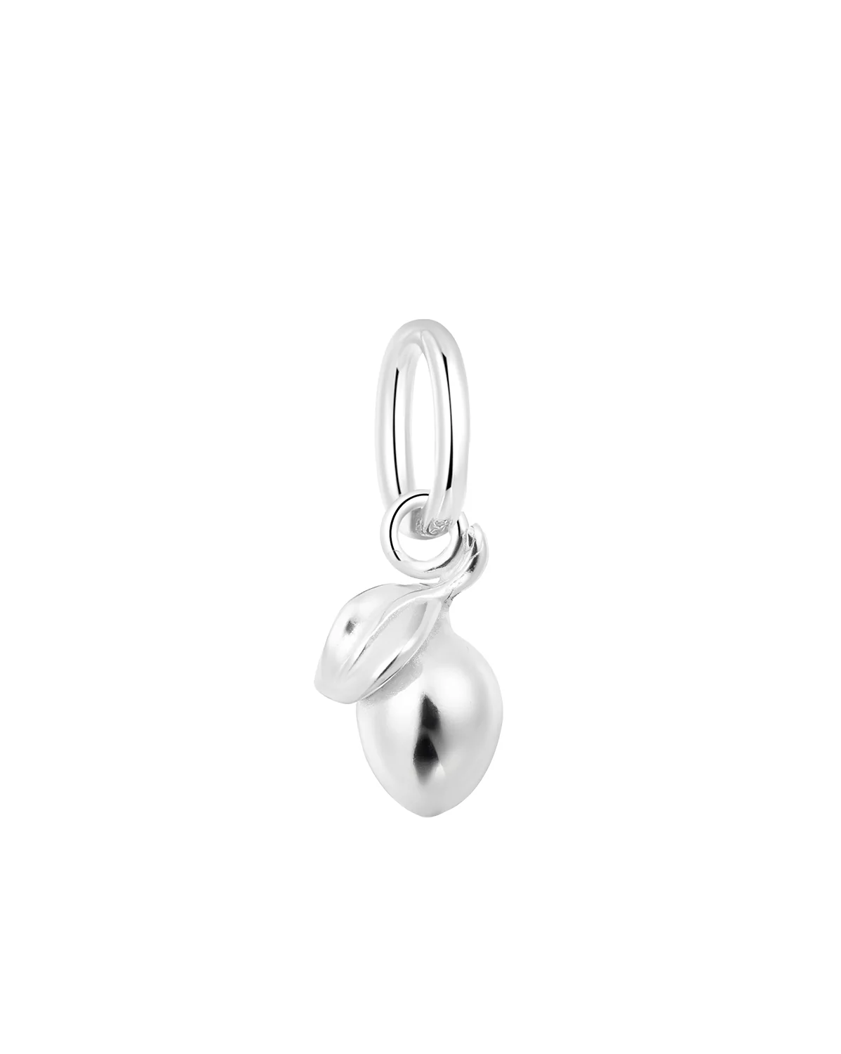 Lemon Pendant Charm - Sterling Silver