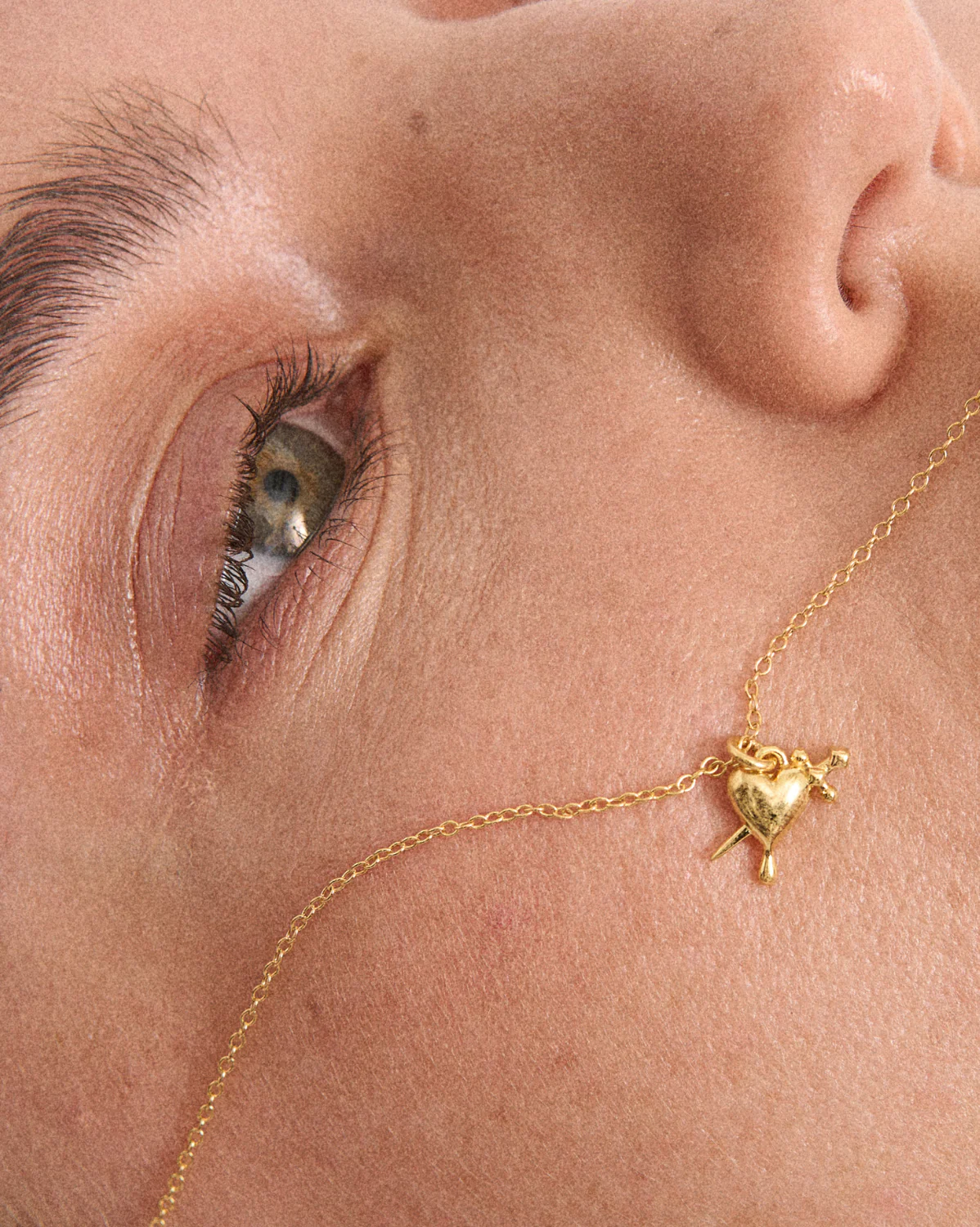 Lena Dagger Heart Necklace - Image 4