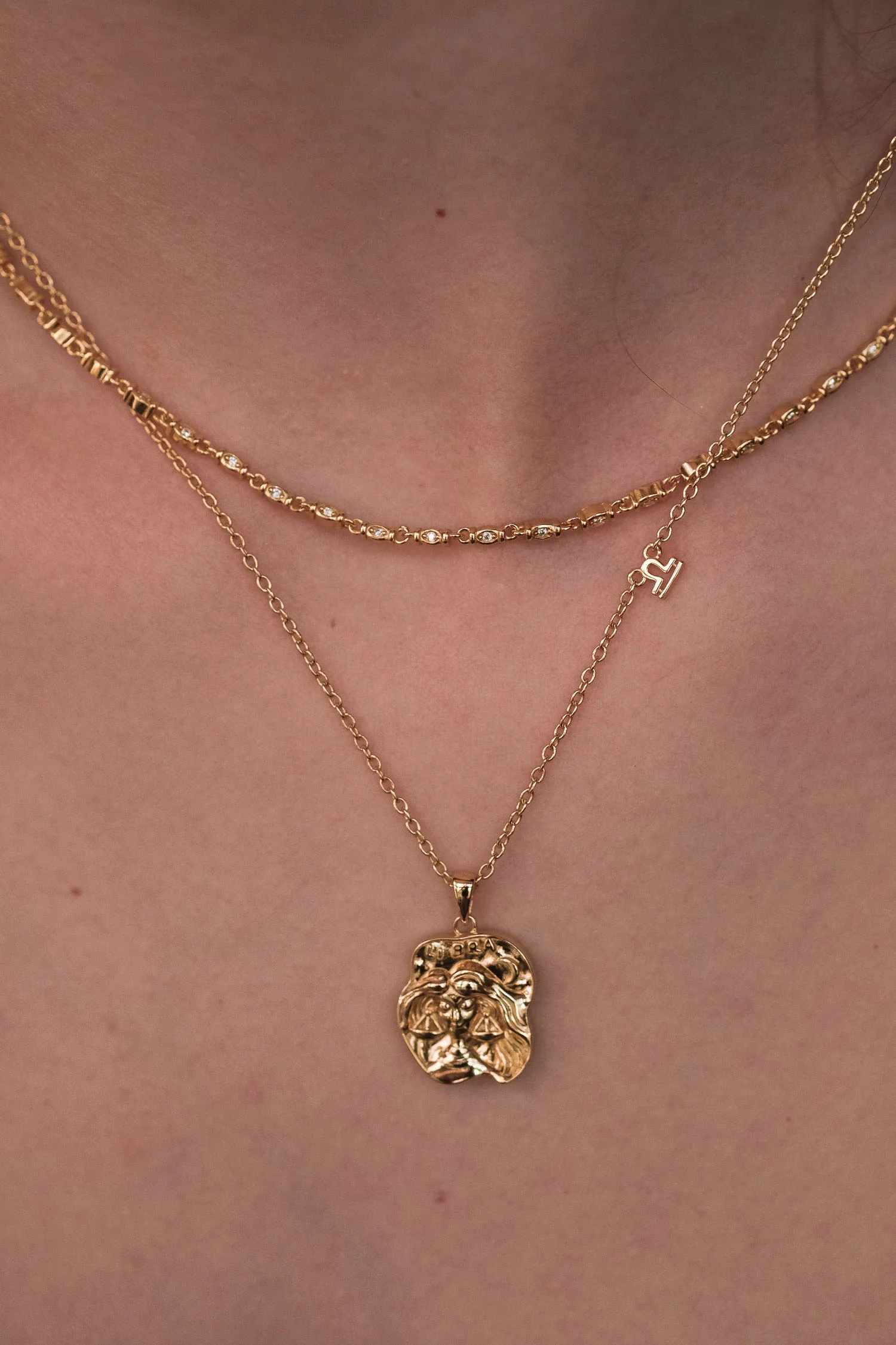 Libra II Zodiac Necklace - Image 4