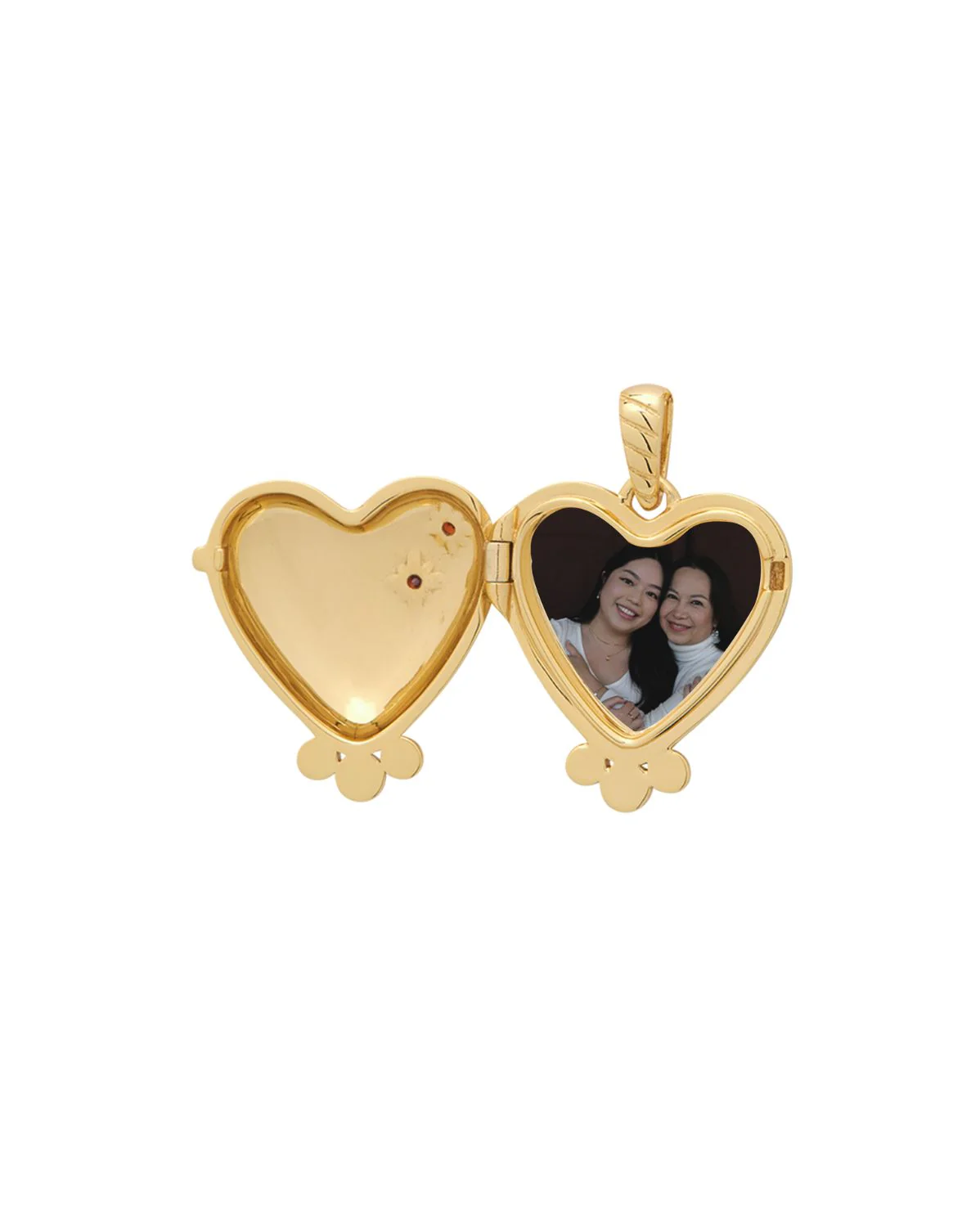 Love Heart Engravable Locket Necklace - Image 11
