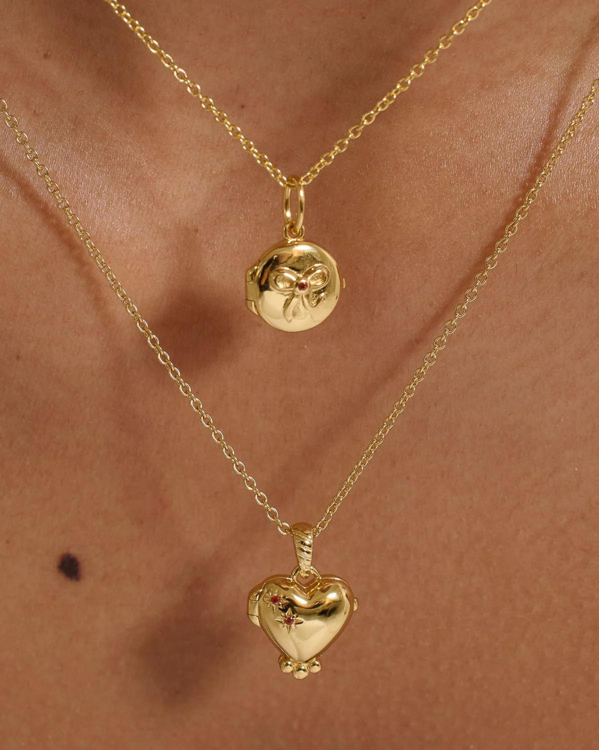 Love Heart Engravable Locket Necklace - Image 2