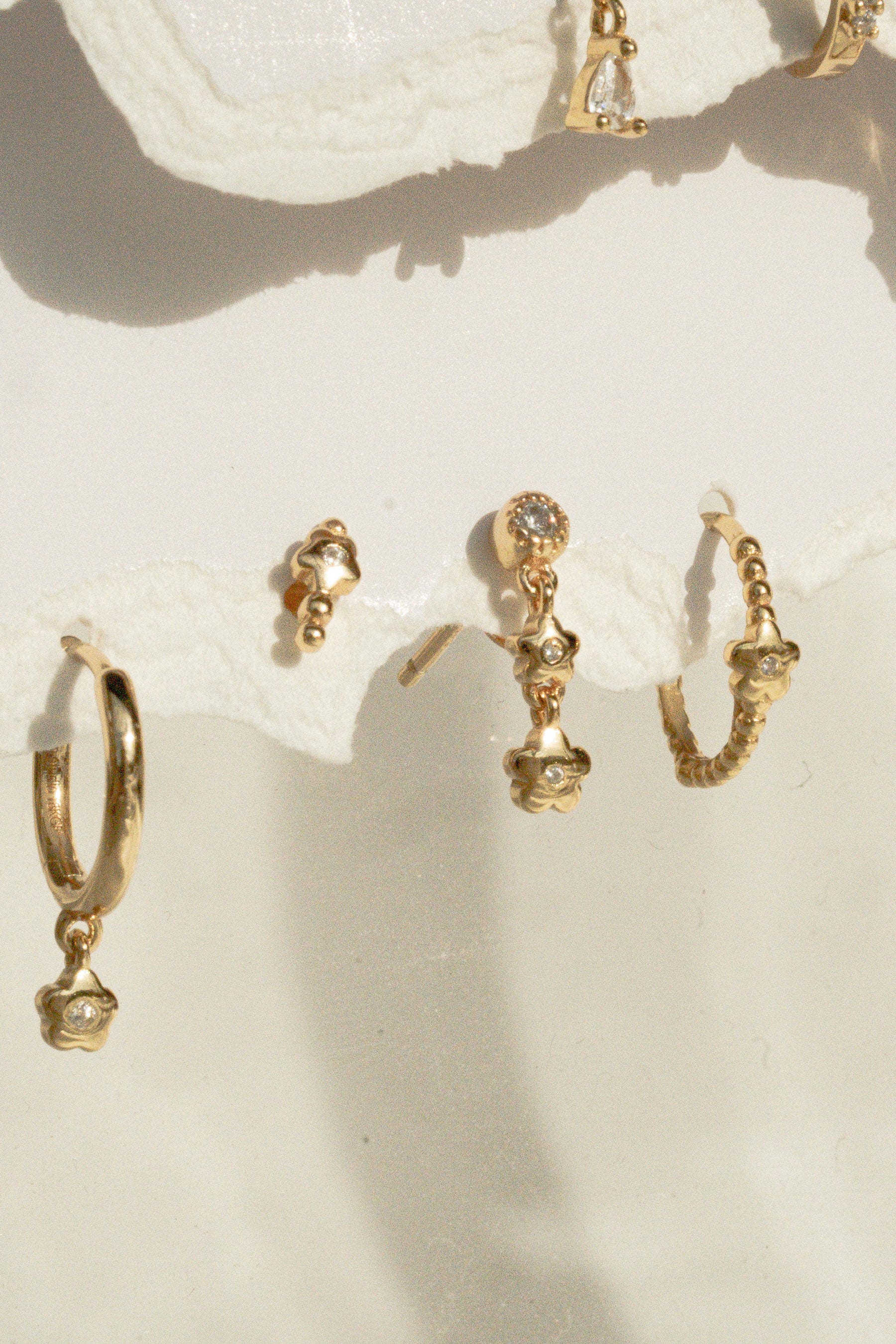 Lucille Flower Earrings Set - Image 11