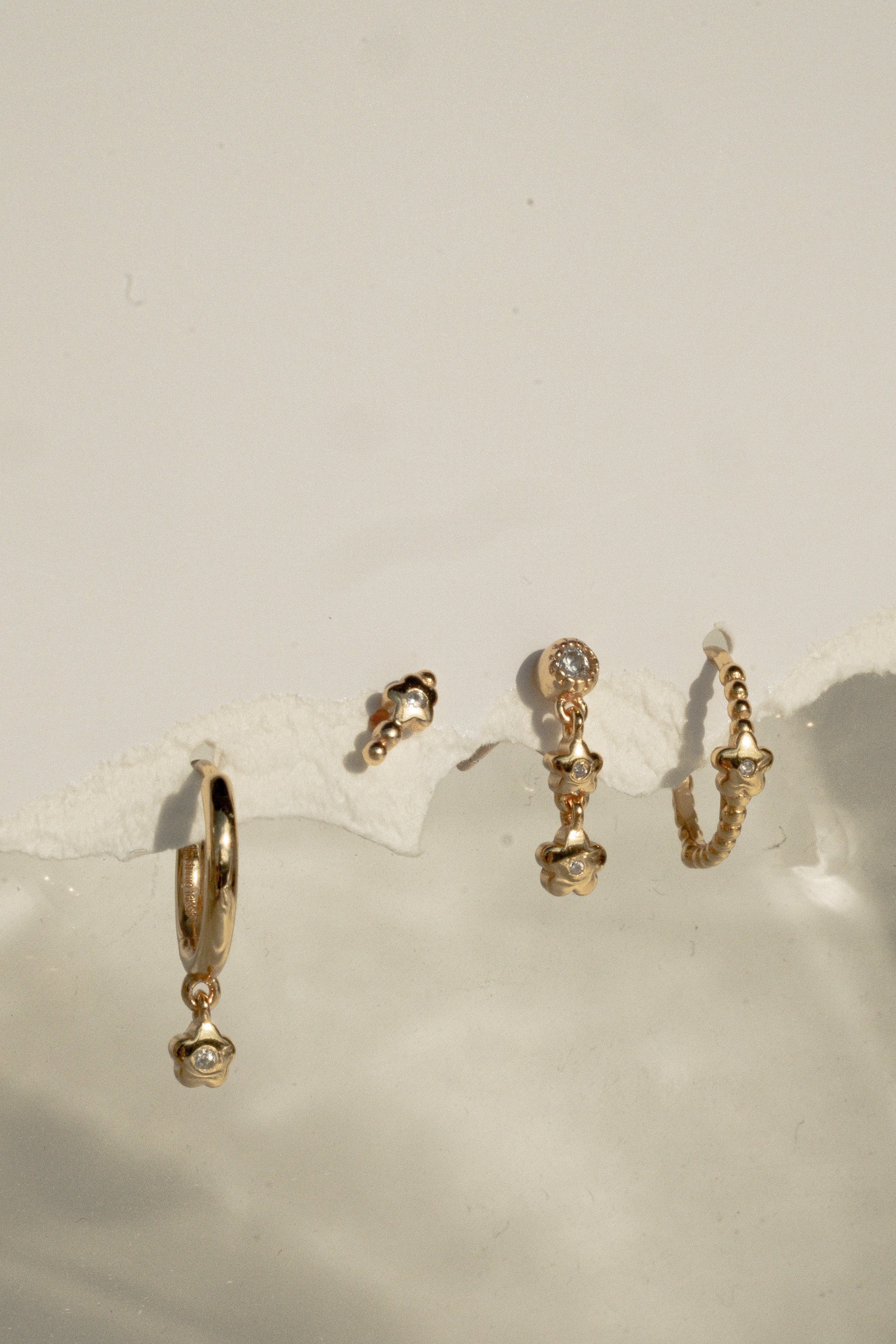 Lucille Flower Earrings Set - Image 6