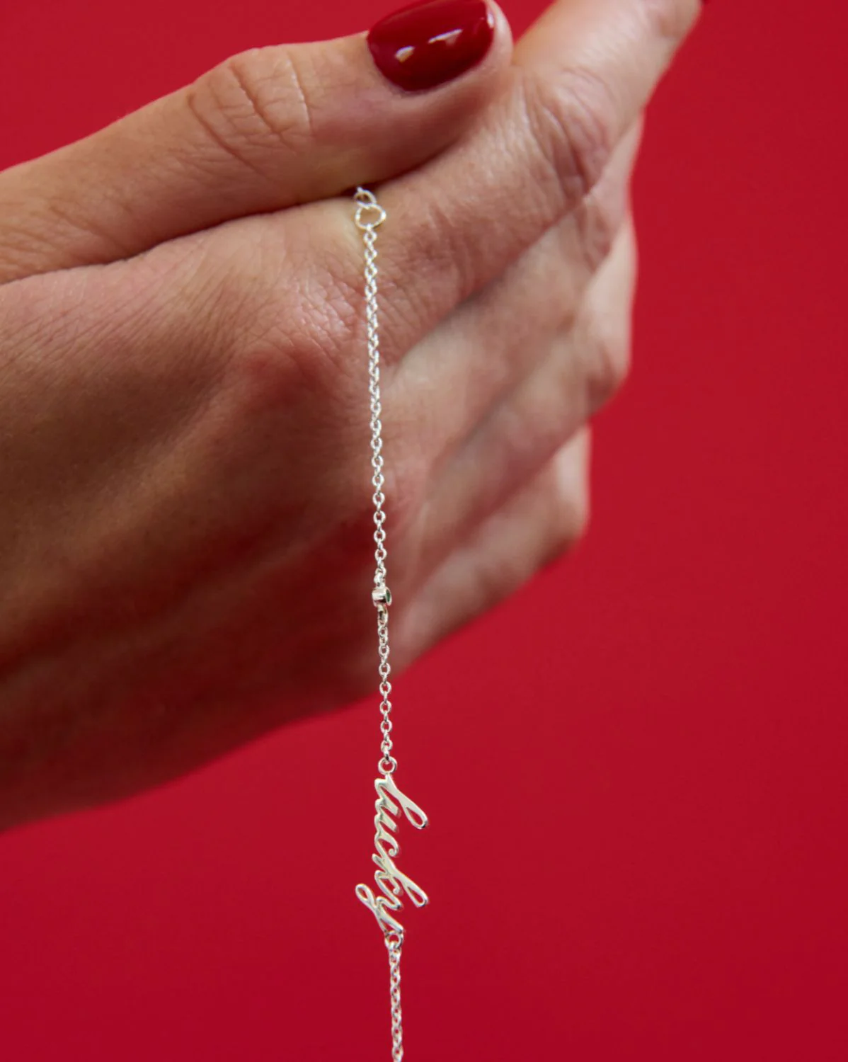 Lucky Girl Necklace - Sterling Silver - Image 2