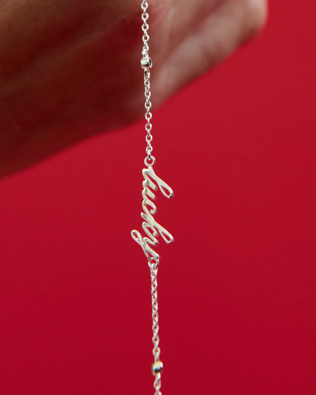 Lucky Girl Necklace - Sterling Silver - Image 4